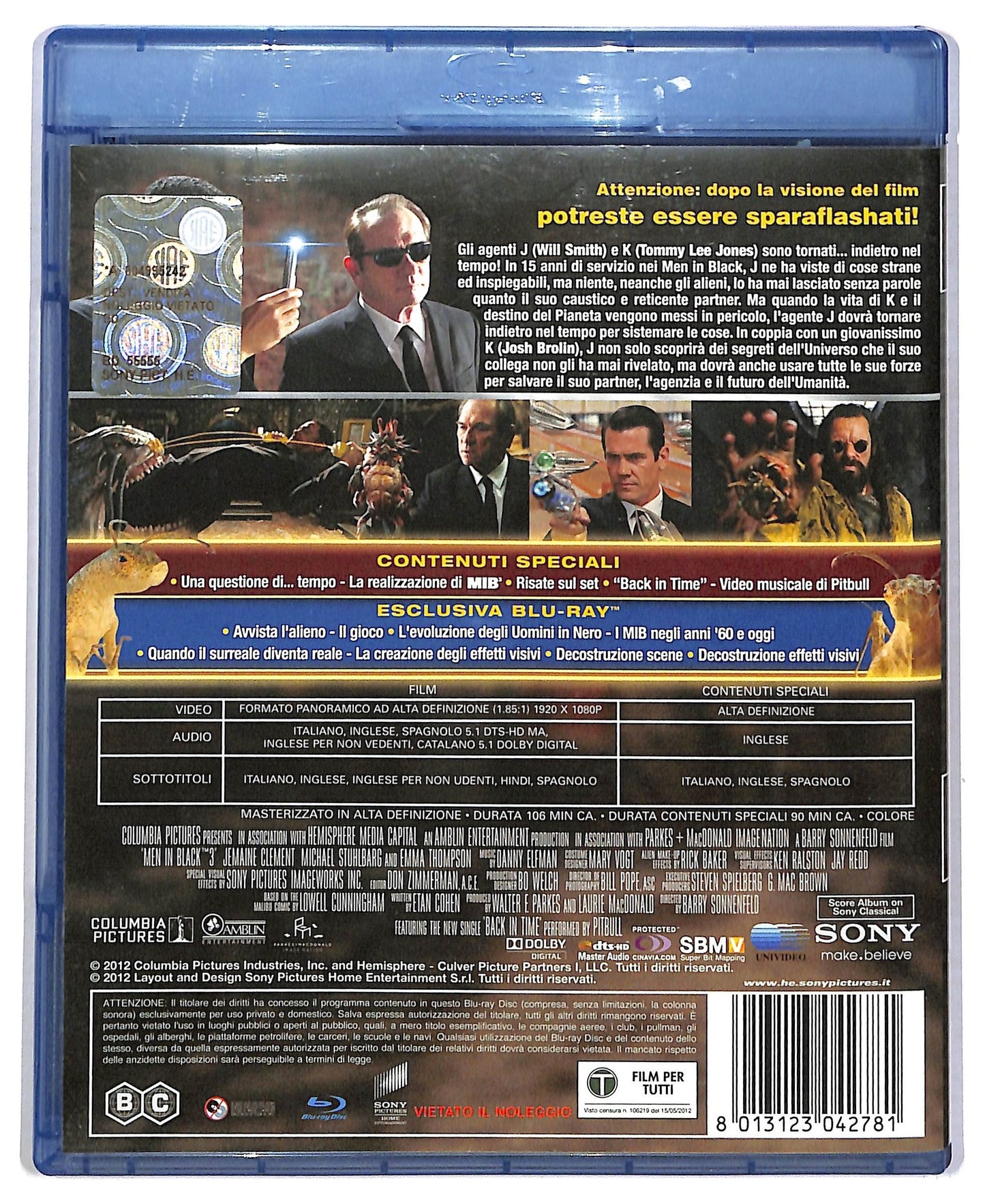 EBOND Men In Black 3 BLURAY D786310