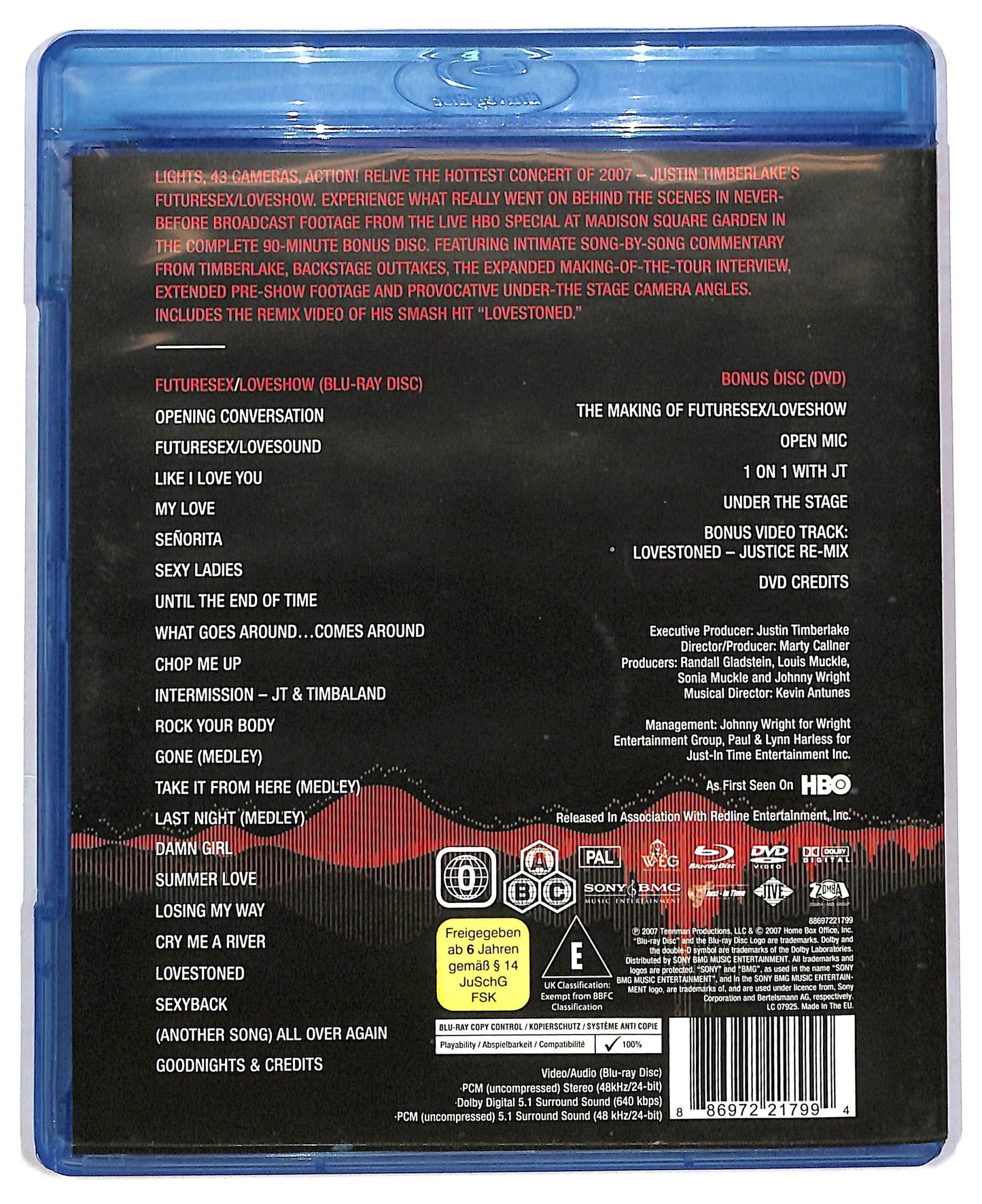 EBOND FutureSex - LoveShow Live From Madison Square DVD + BLURAY BLURAY BLURAY D786330