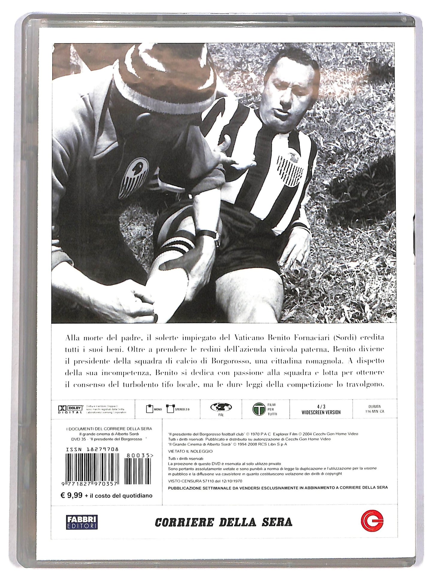 EBOND Alberto Sordi Vol.35 - Il presidente del Borgorosso EDITORIALE DVD D786345