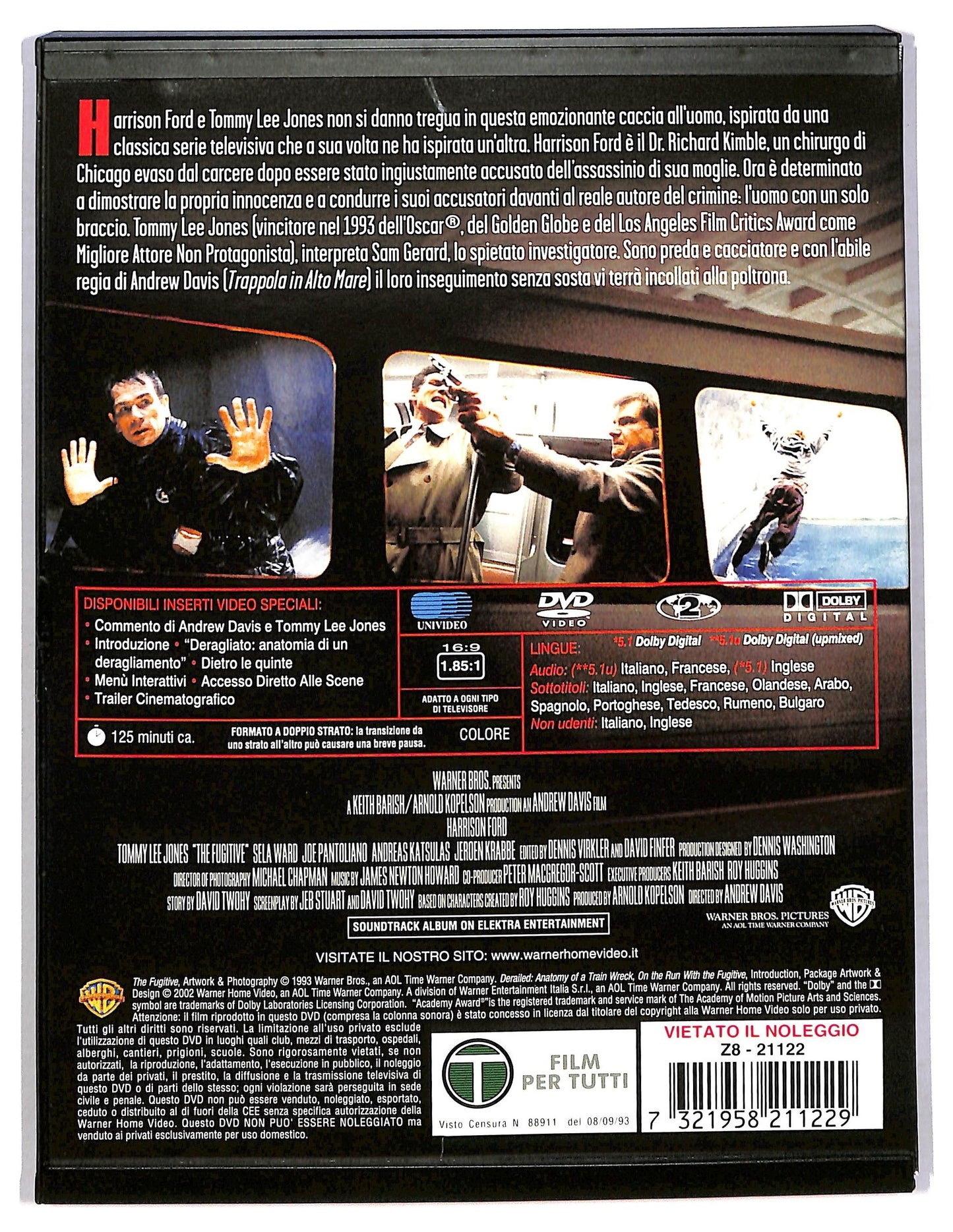 EBOND Il fuggitivo SNAPPER DVD D786354