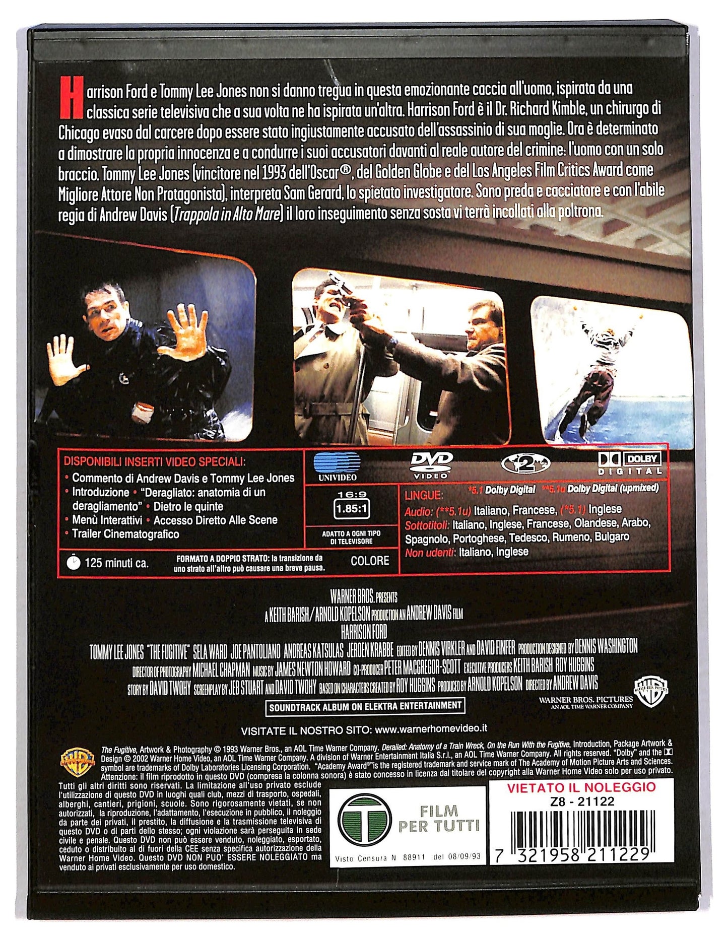 EBOND Il fuggitivo SNAPPER DVD D786354