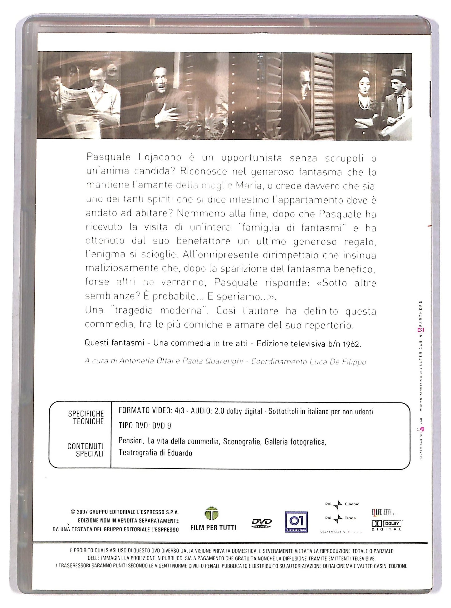 EBOND Le commedie di Eduardo - Questi fantasmi EDITORIALE DVD D786405
