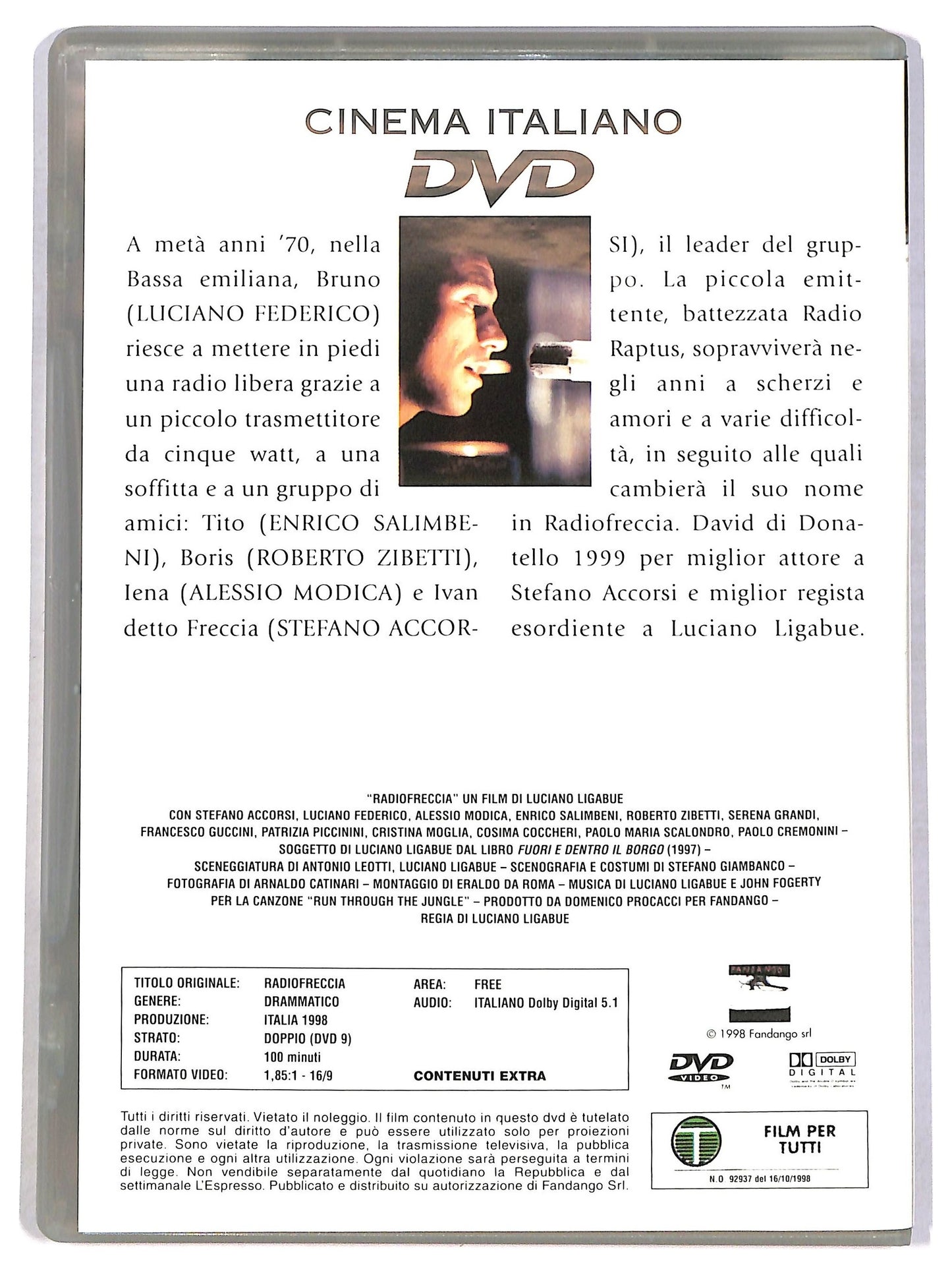 EBOND Radiofreccia EDITORIALE DVD D786417