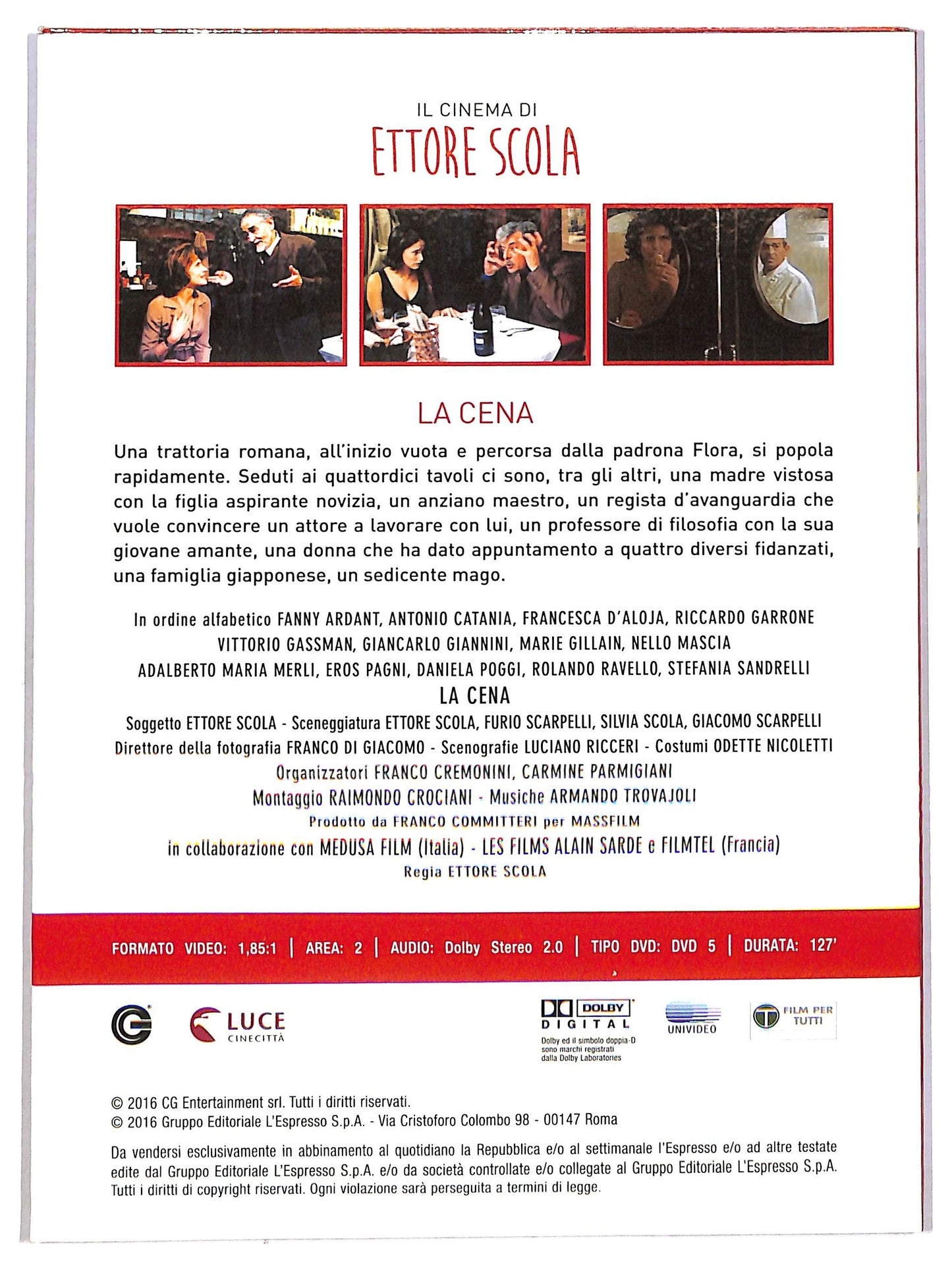 EBOND La cena DVD EDITORIALE D786445