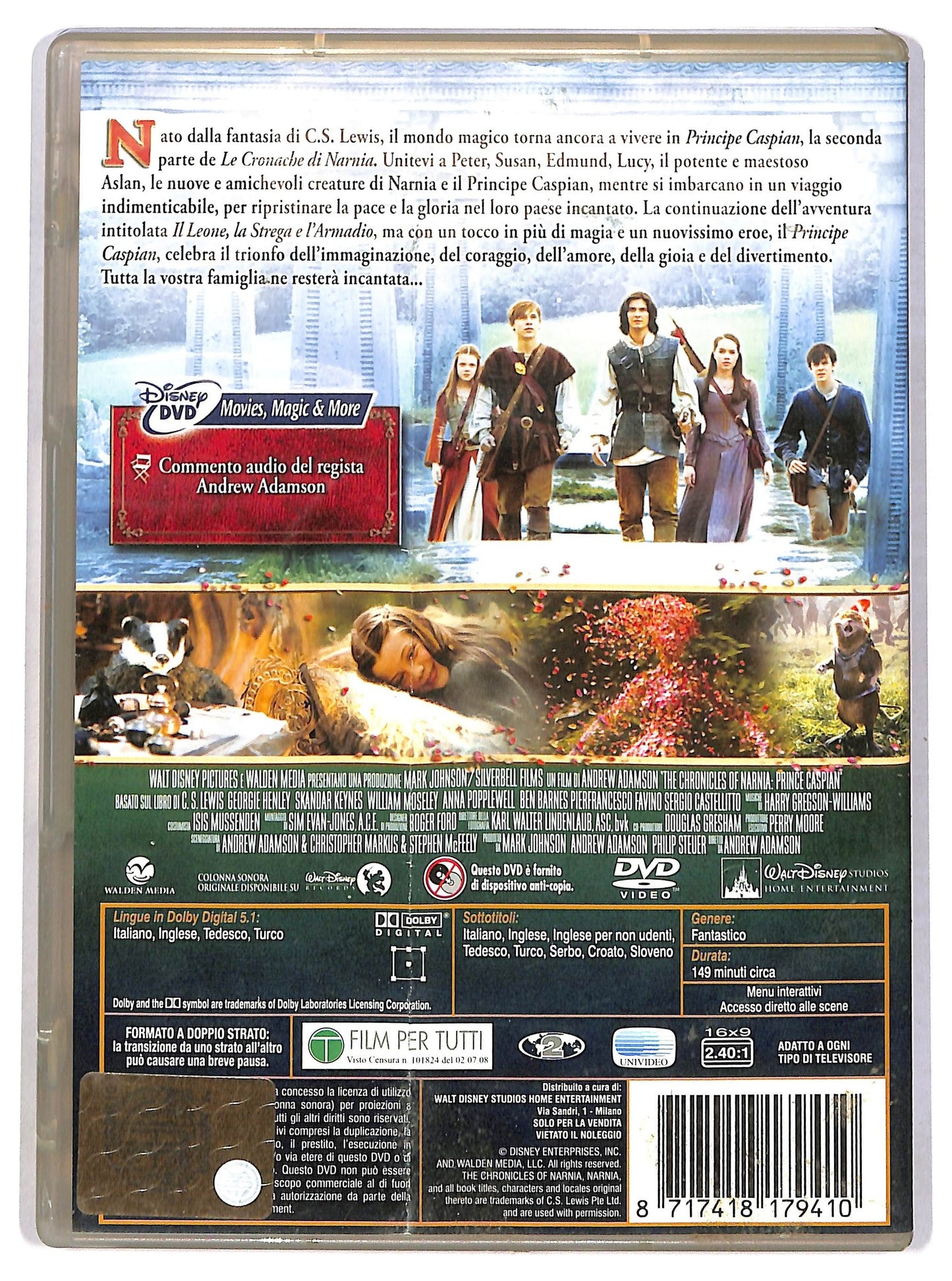 EBOND Le cronache di Narnia - Il principe Caspian DVD D786506