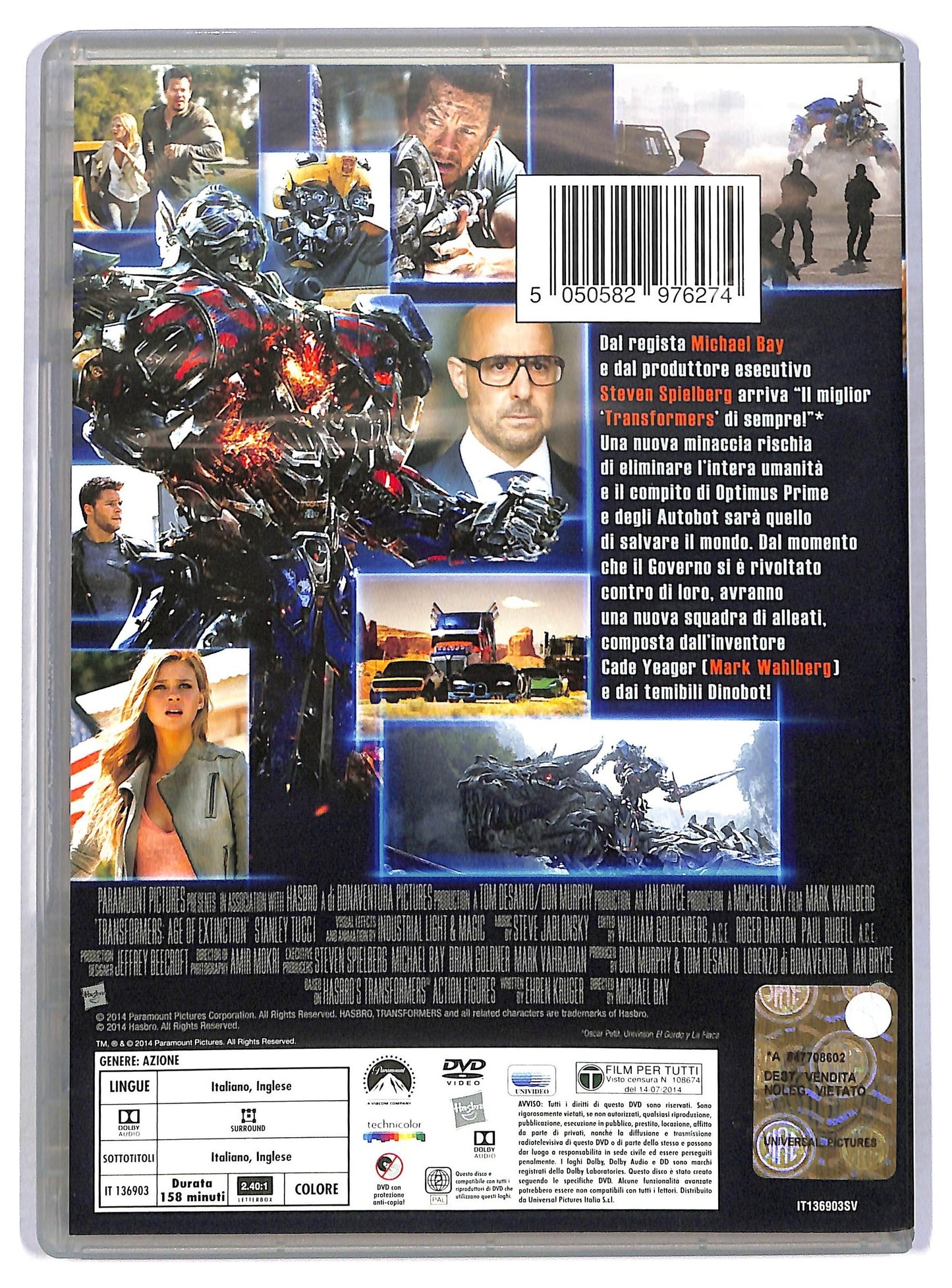 EBOND Transformers 4 L'era Dell'estinzione DVD D786624