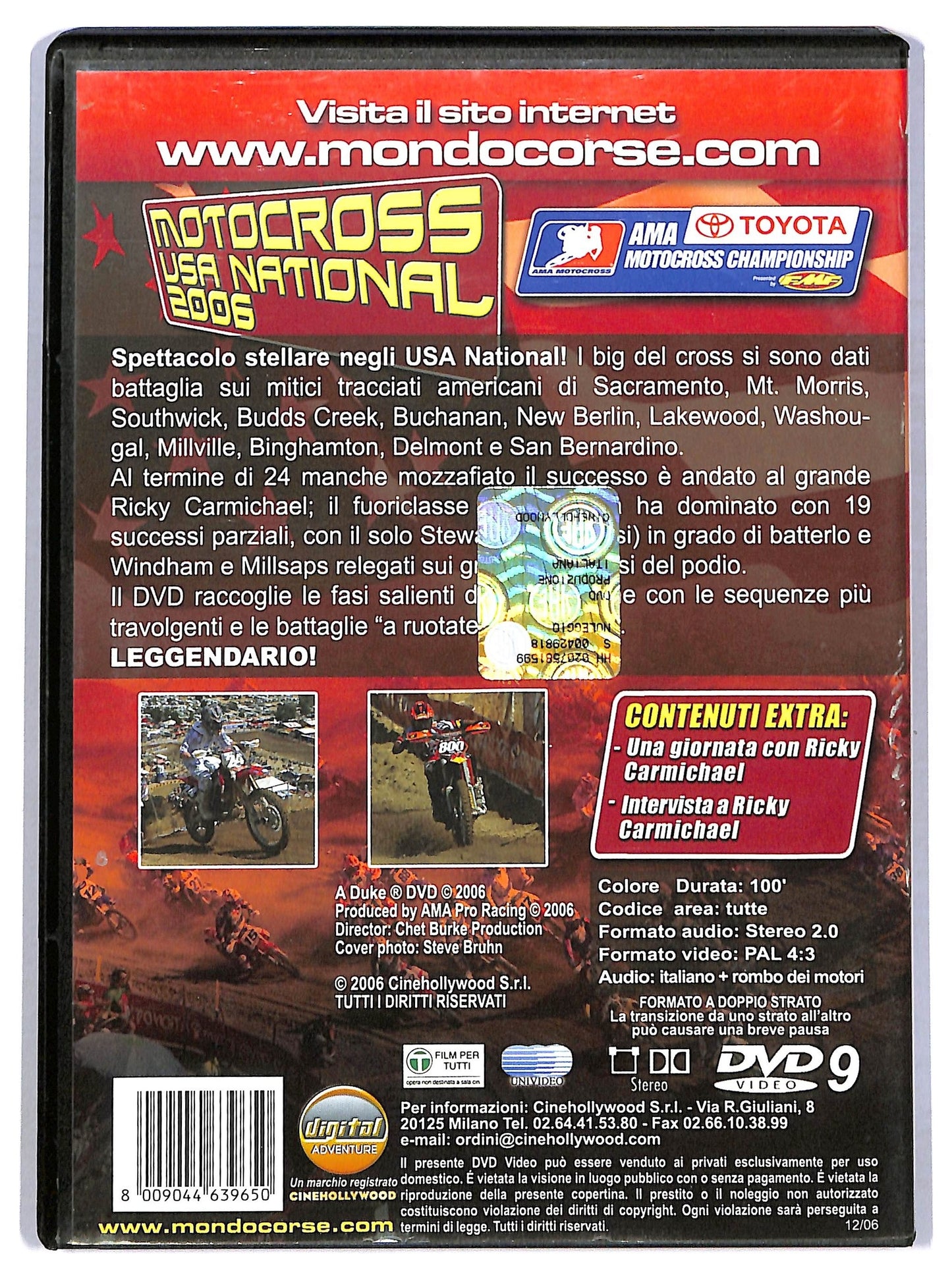 EBOND Motocross Usa National 2006 DVD NOLEGGIO D786657