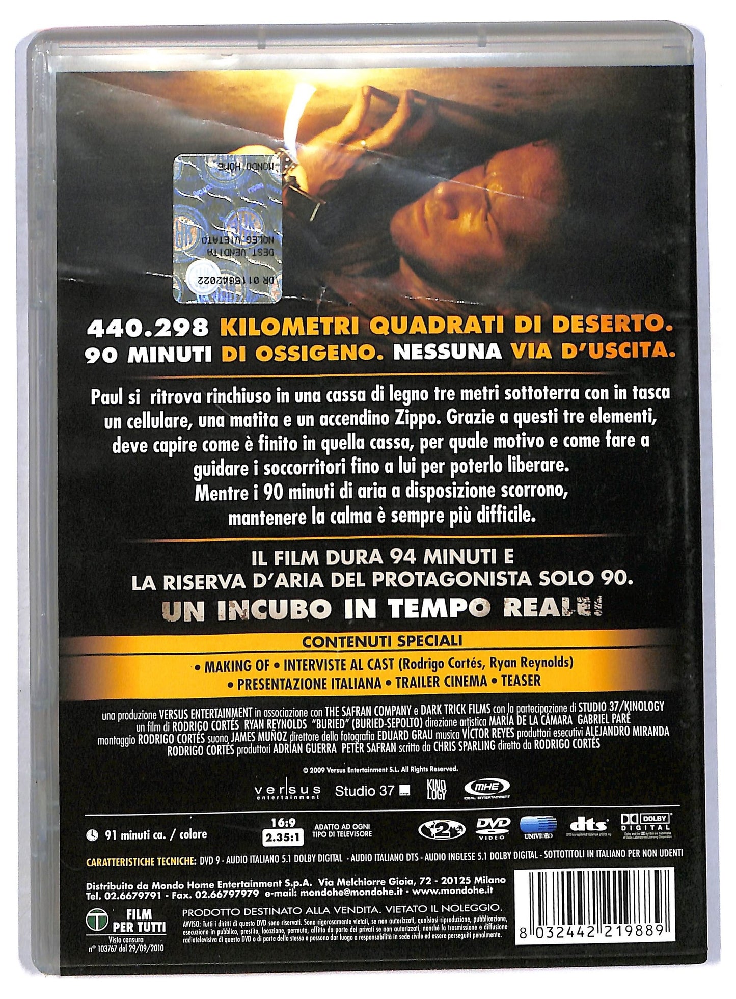EBOND Buried - Sepolto DVD D786807