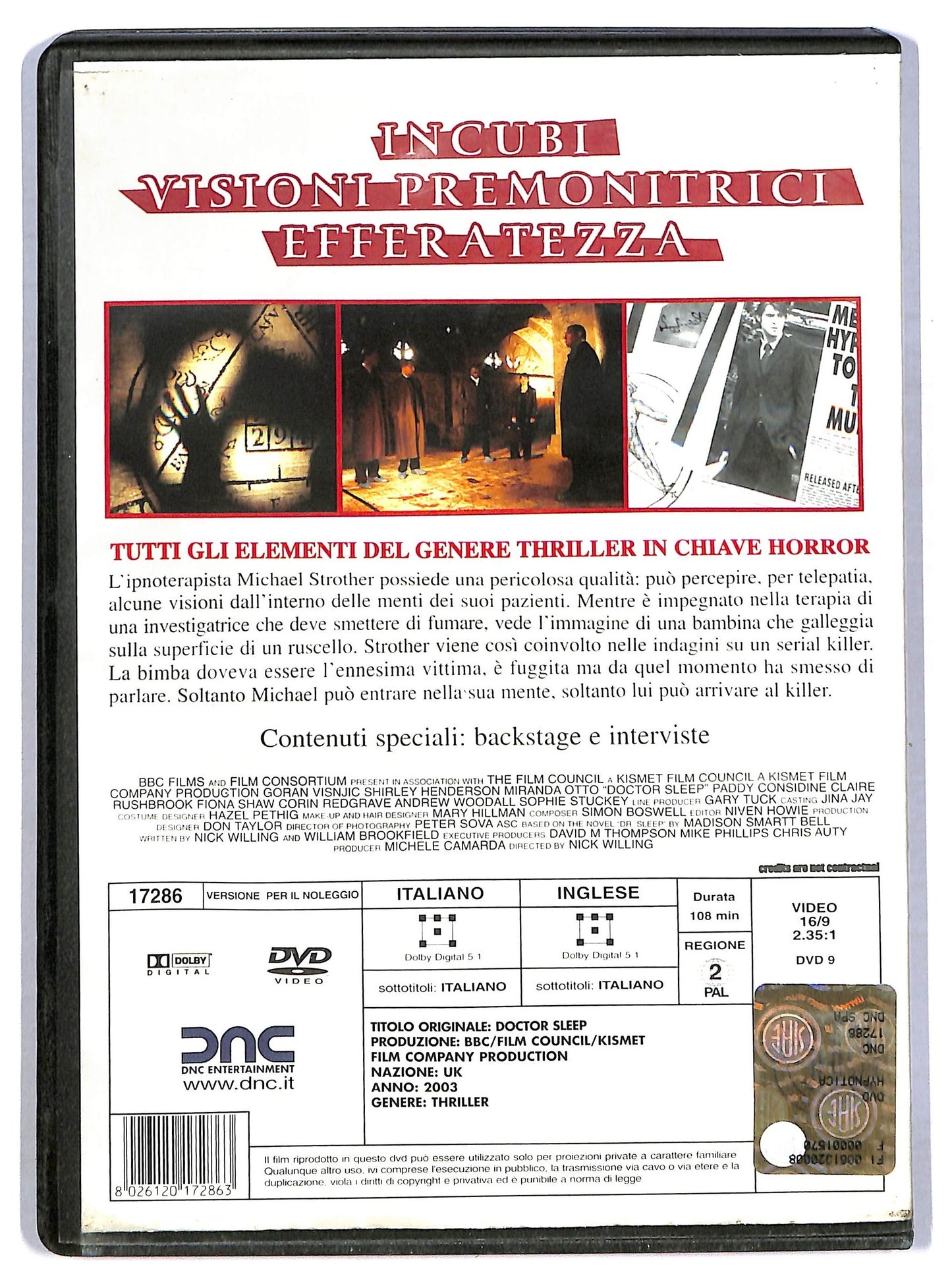 EBOND hypnotica NOLEGGIO DVD D786809
