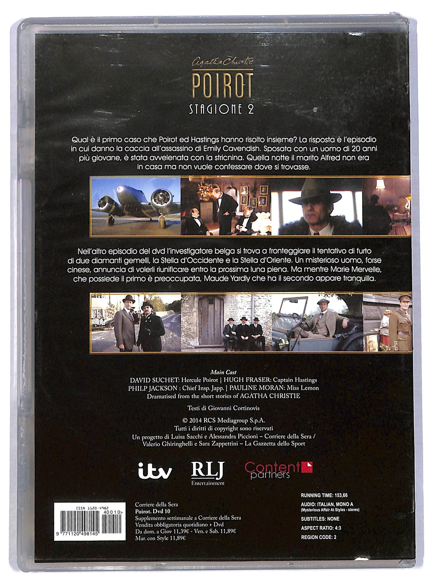 EBOND Poirot stagione 2 dvd 10 episodio 9 -10 EDITORIALE DVD D786835