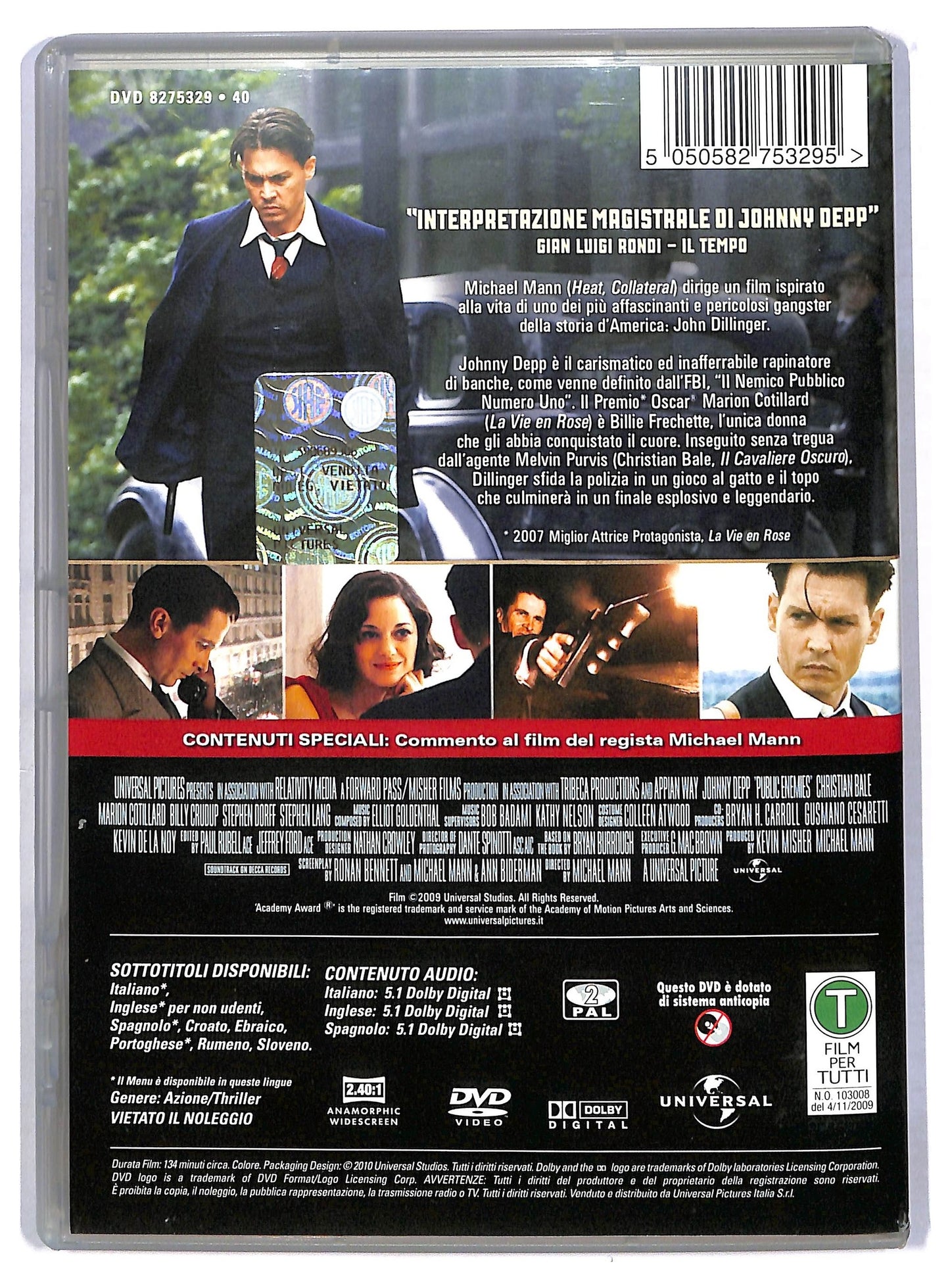 EBOND Nemico Pubblico - Public Enemies DVD D786914