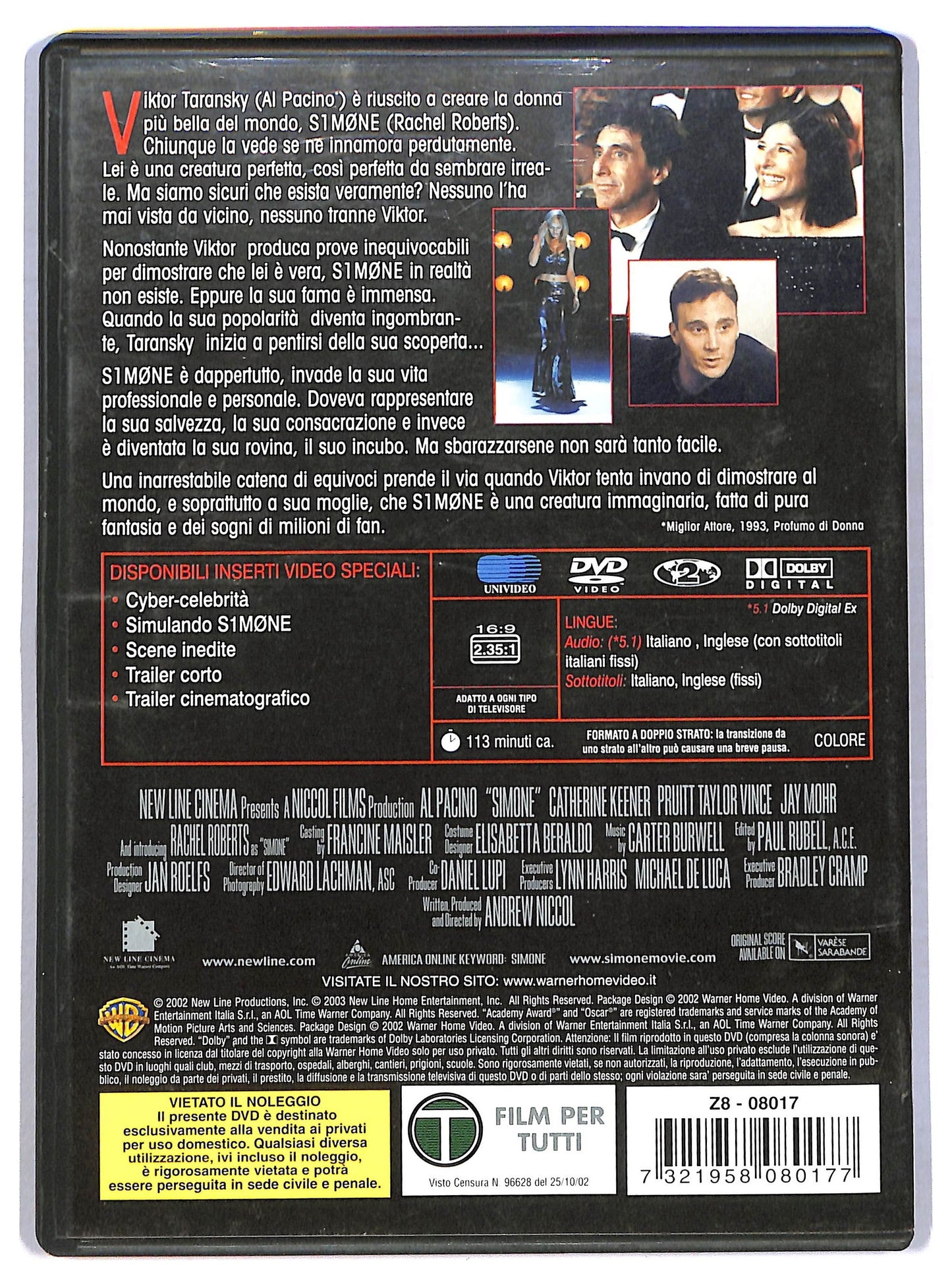 EBOND S1m0ne DVD D786924