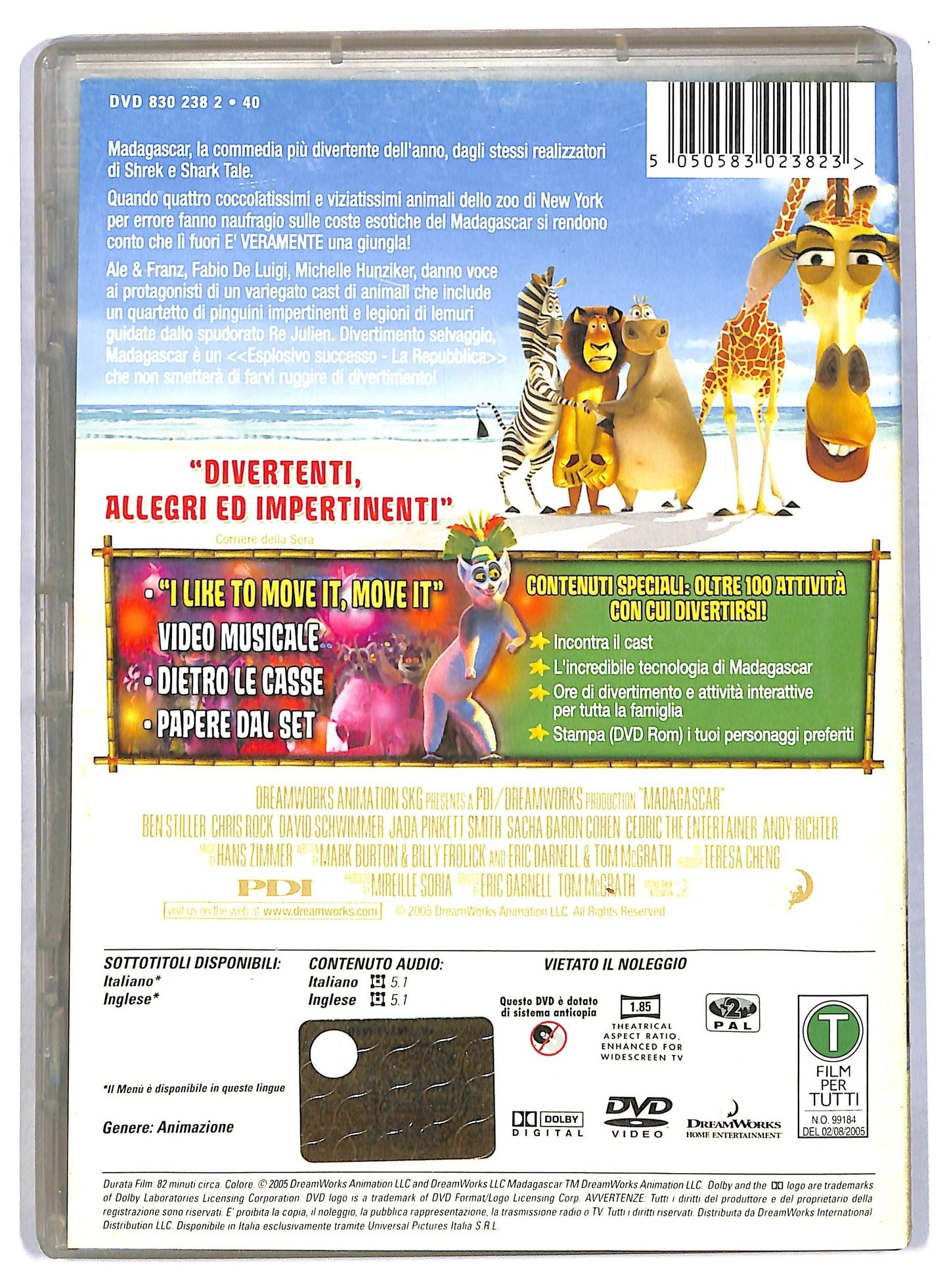 EBOND madagascar DVD D786929
