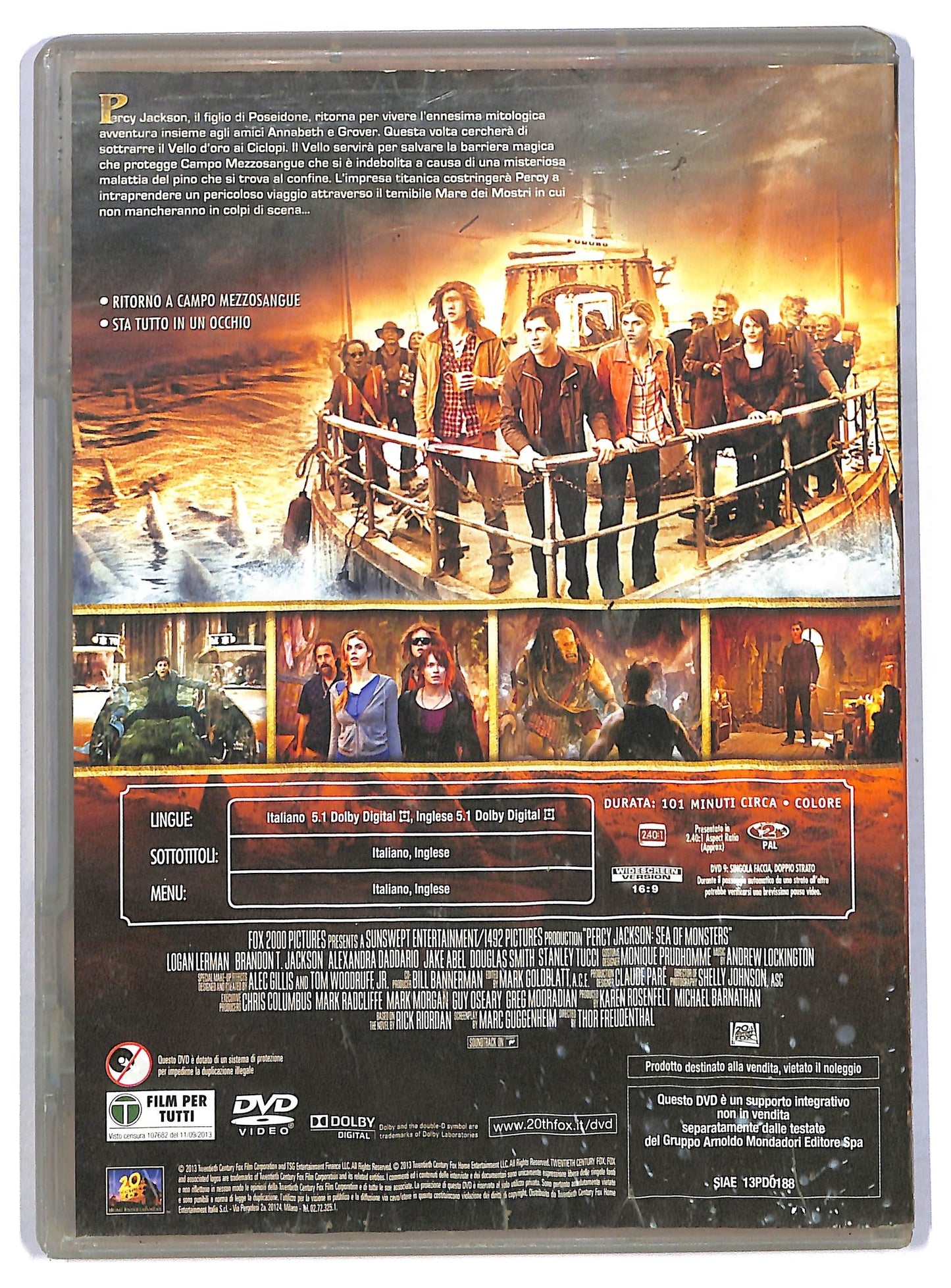 EBOND Percy Jackson - Il mare dei mostri EDITORIALE DVD D787029