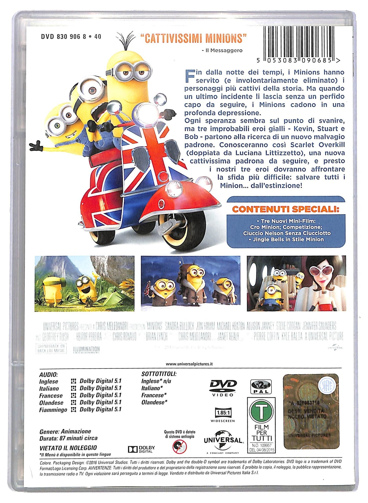 EBOND Minions DVD D787030