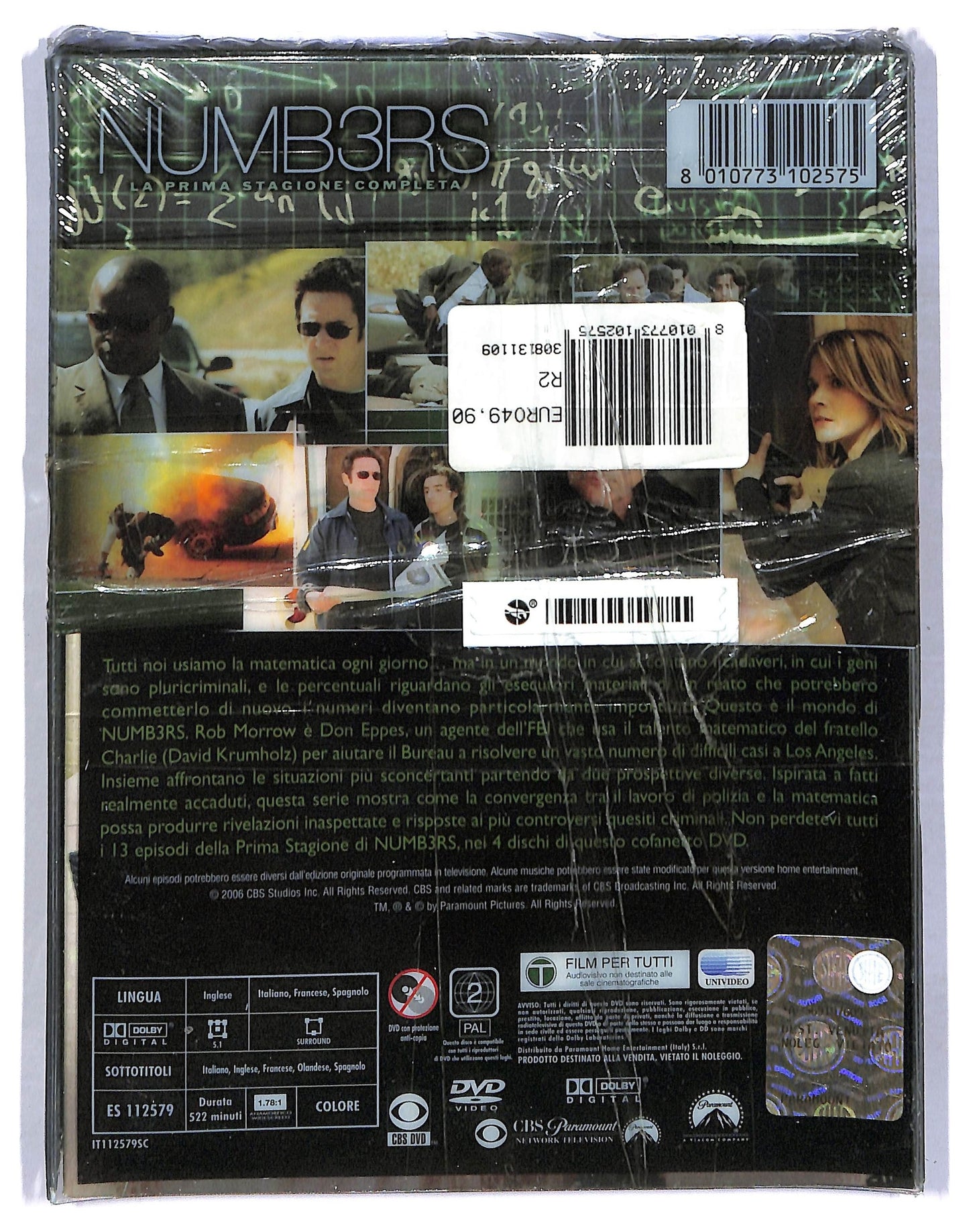 EBOND Numbers Stagione 01 DVD D787035