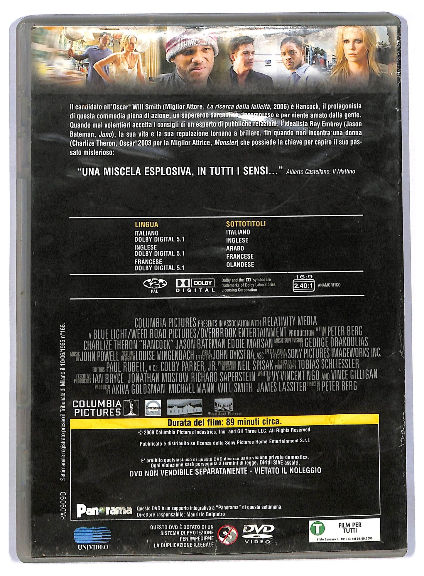 EBOND Hancock DVD Editoriale D787050