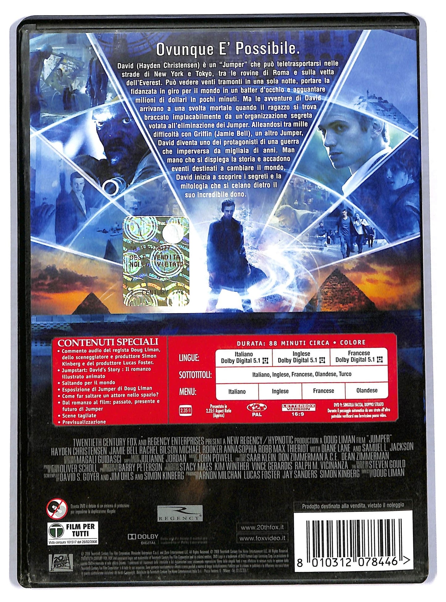 EBOND Jumper - Senza confini DVD D787059
