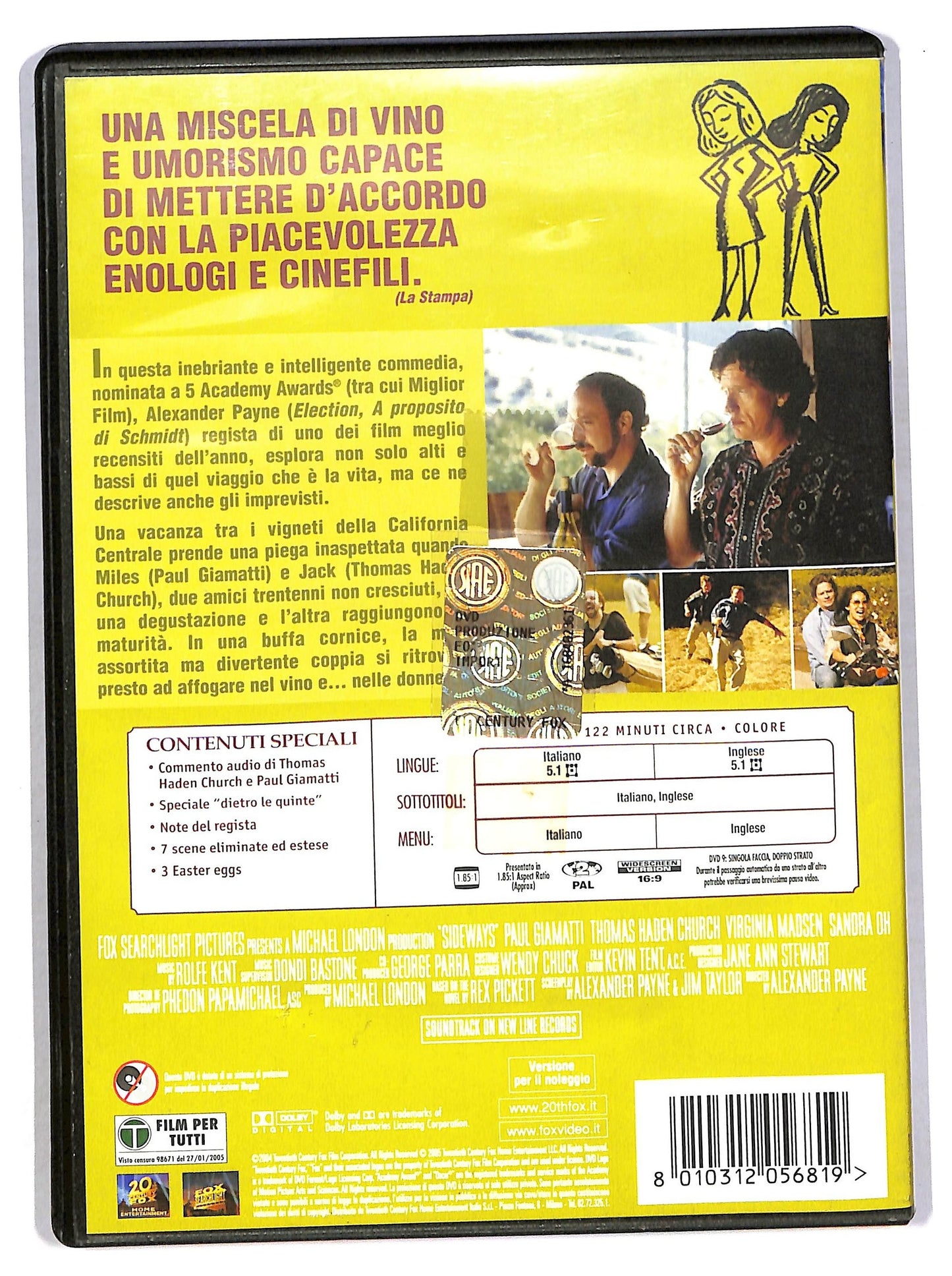 EBOND Sideways - In viaggio con Jack NOLEGGIO DVD D787128