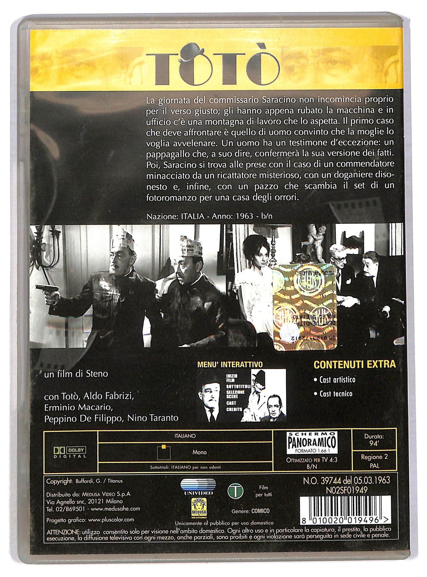 EBOND Toto - Toto contro i quattro DVD D787162