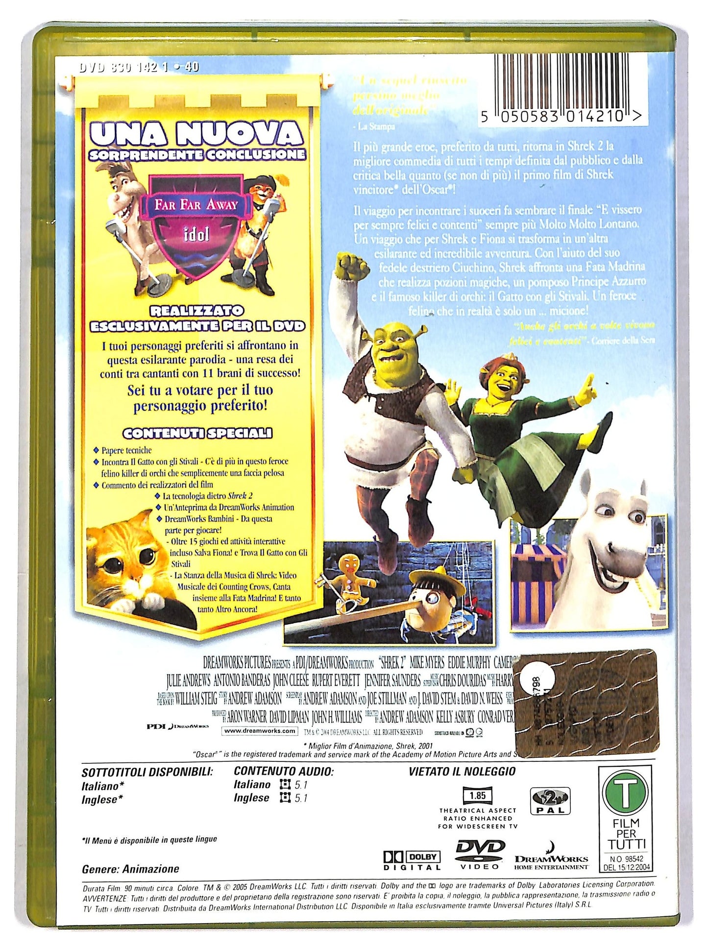 EBOND Shrek 2 DVD D787217