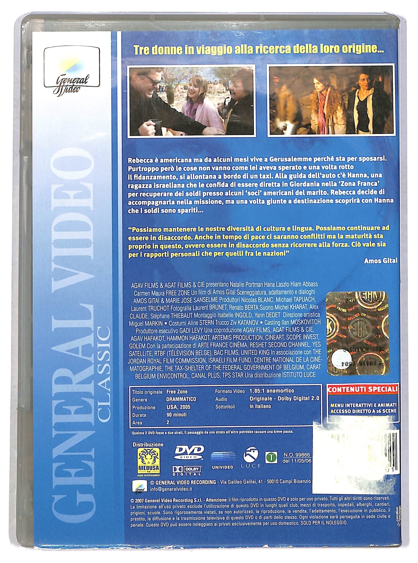 EBOND Free Zone DVD NOLEGGIO D787229