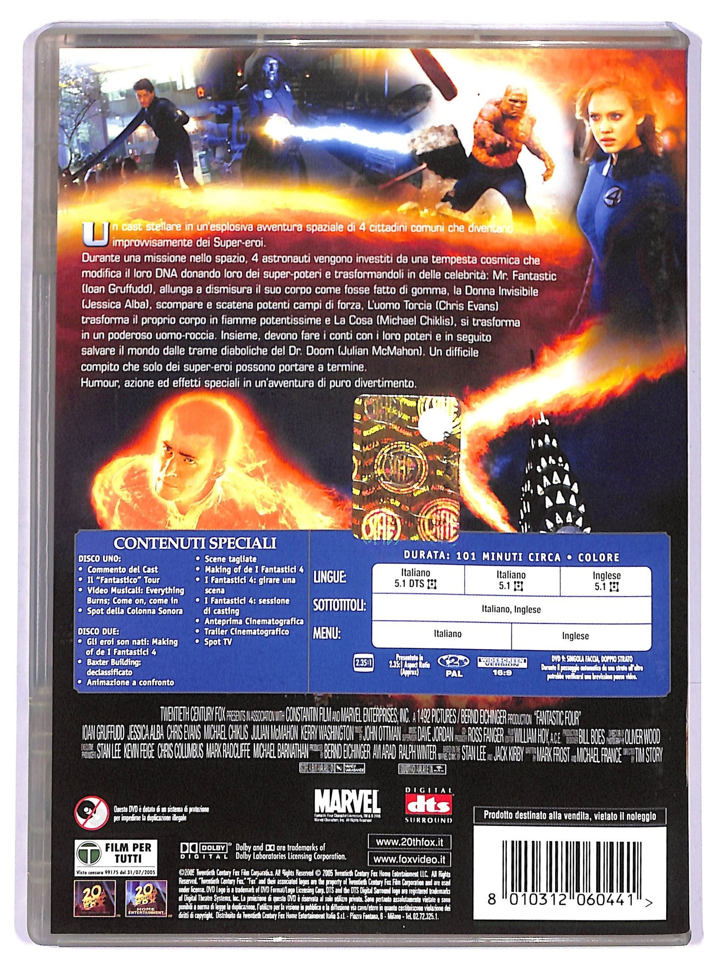 EBOND I Fantastici 4 DVD EDizione Speciale D787325
