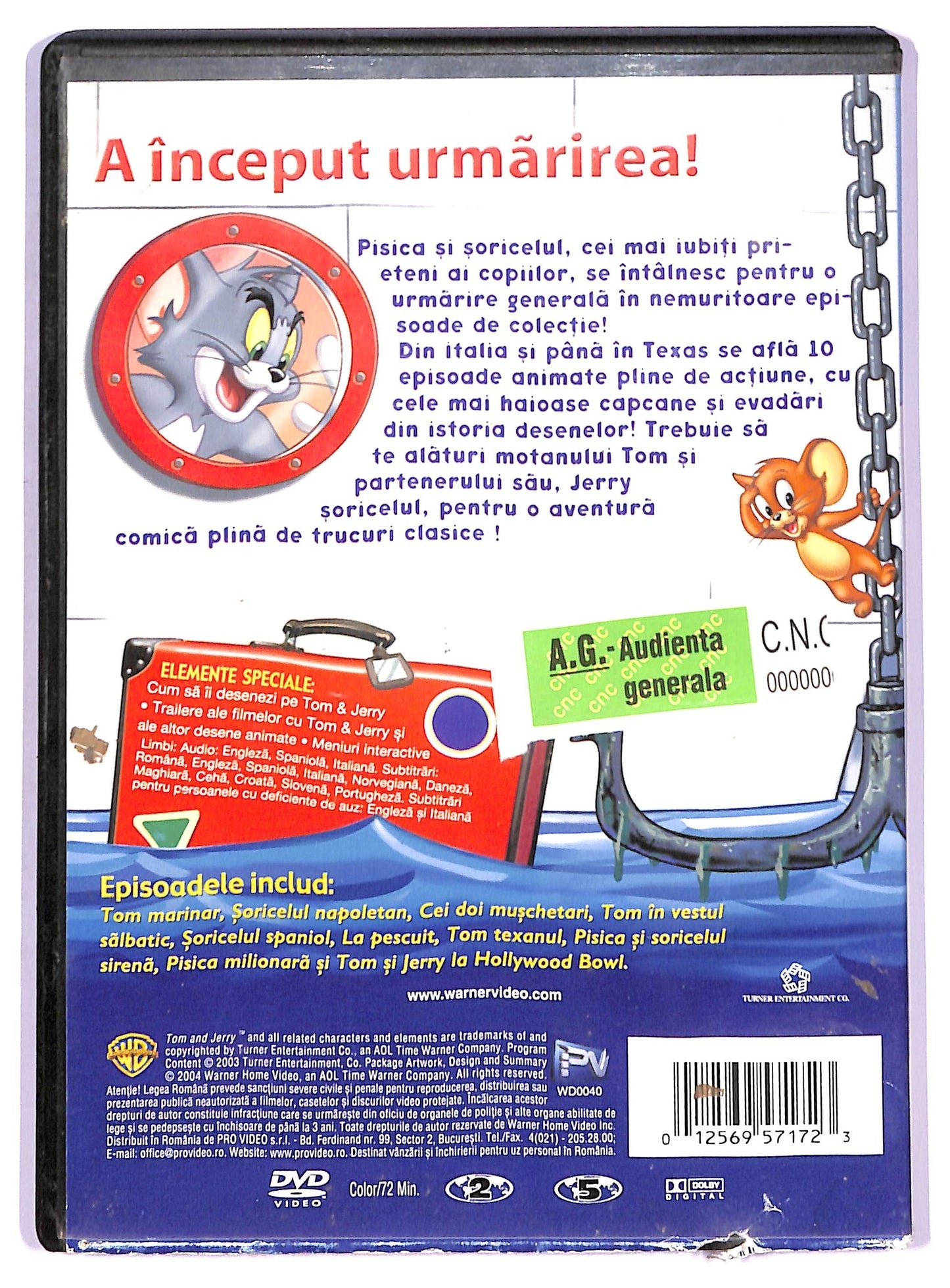 EBOND Tom and Jerry Whiskers Away DVD D787506