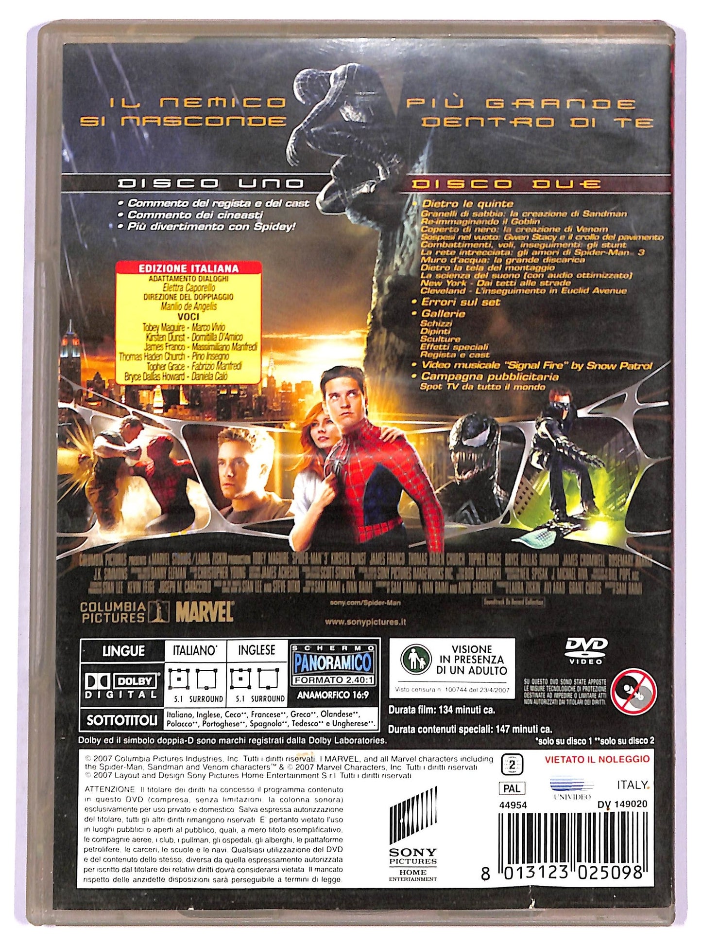 EBOND Spider-Man 3 EDIZIONE SPECIALE (2 dischi) DVD D787512