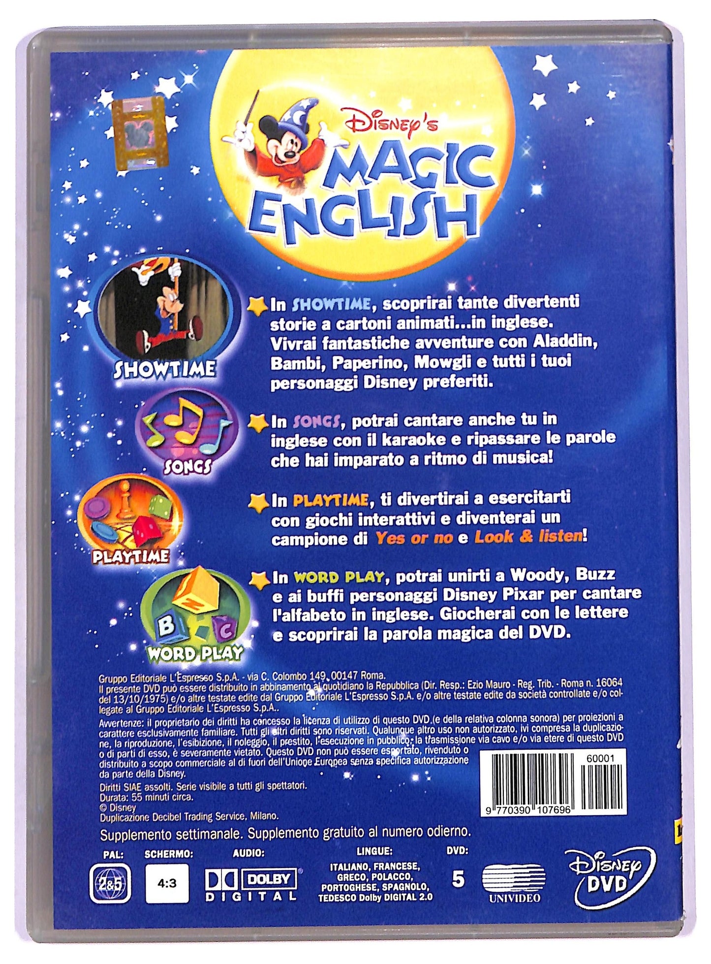 EBOND Magic English - 1 Hello DVD Editoriale D787513