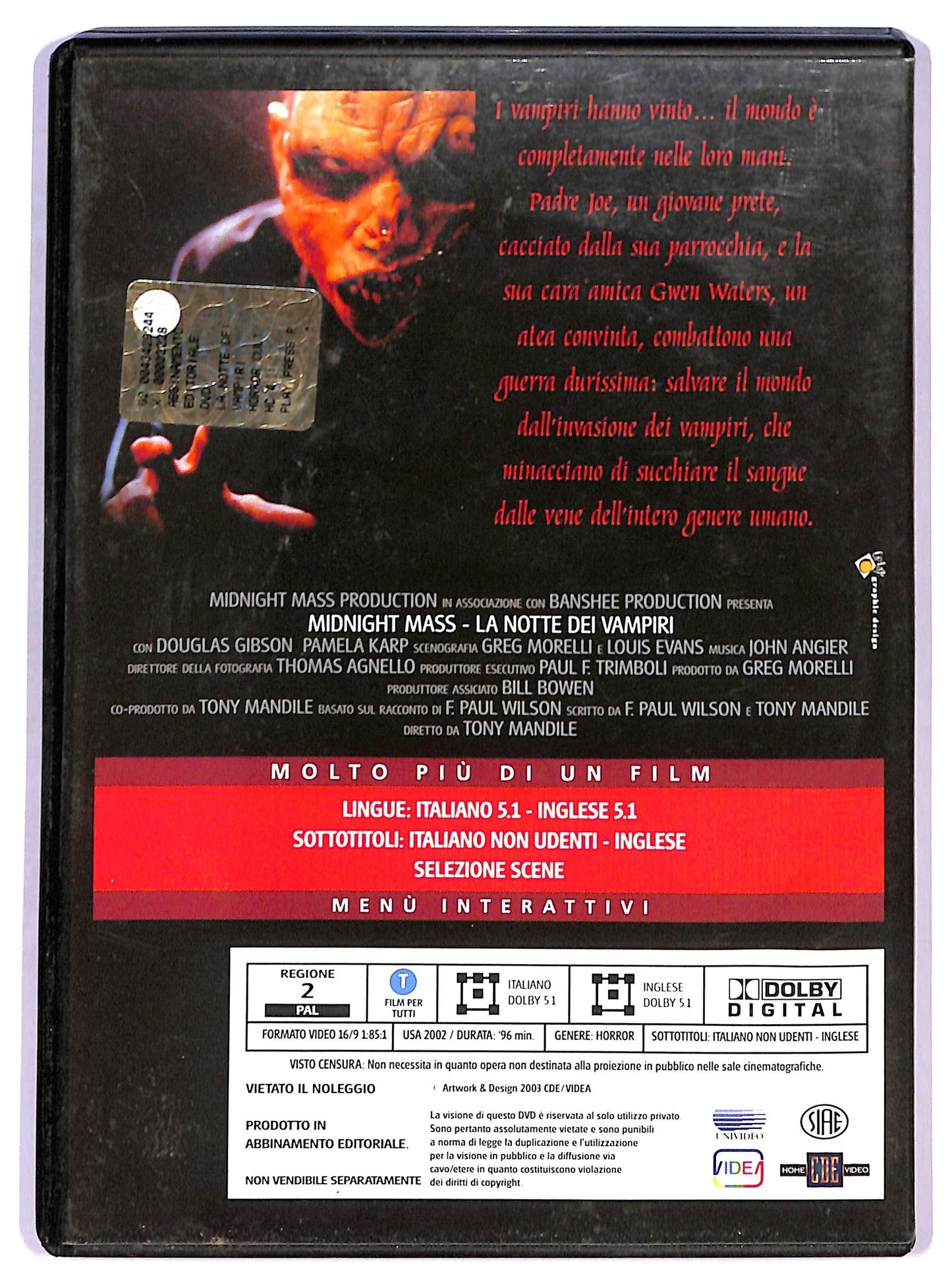 EBOND La Notte Dei Vampiri DVD EDITORIALE D787524