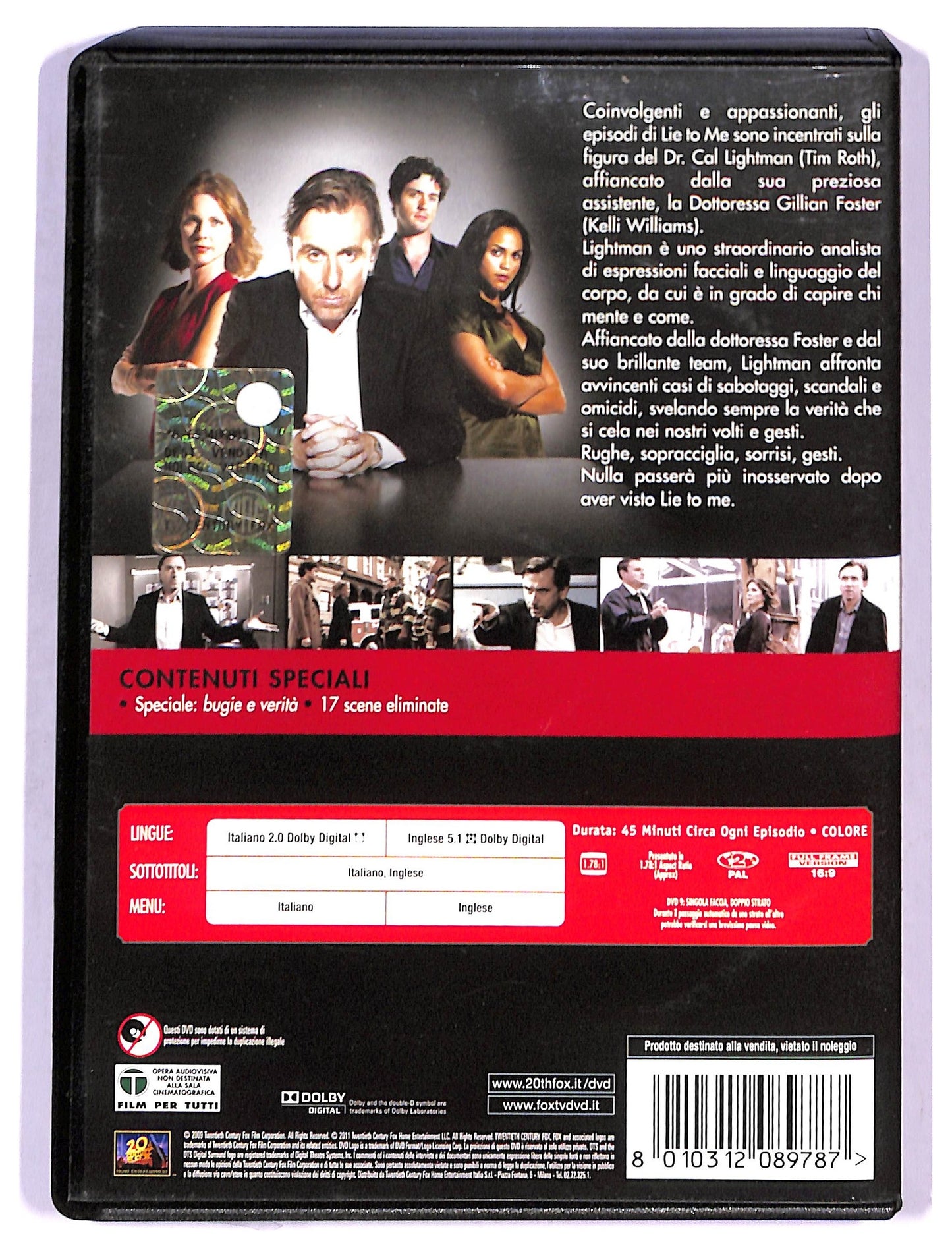 EBOND Lie To Me. Stagione 1 (cofanetto 4 DVD) D787533