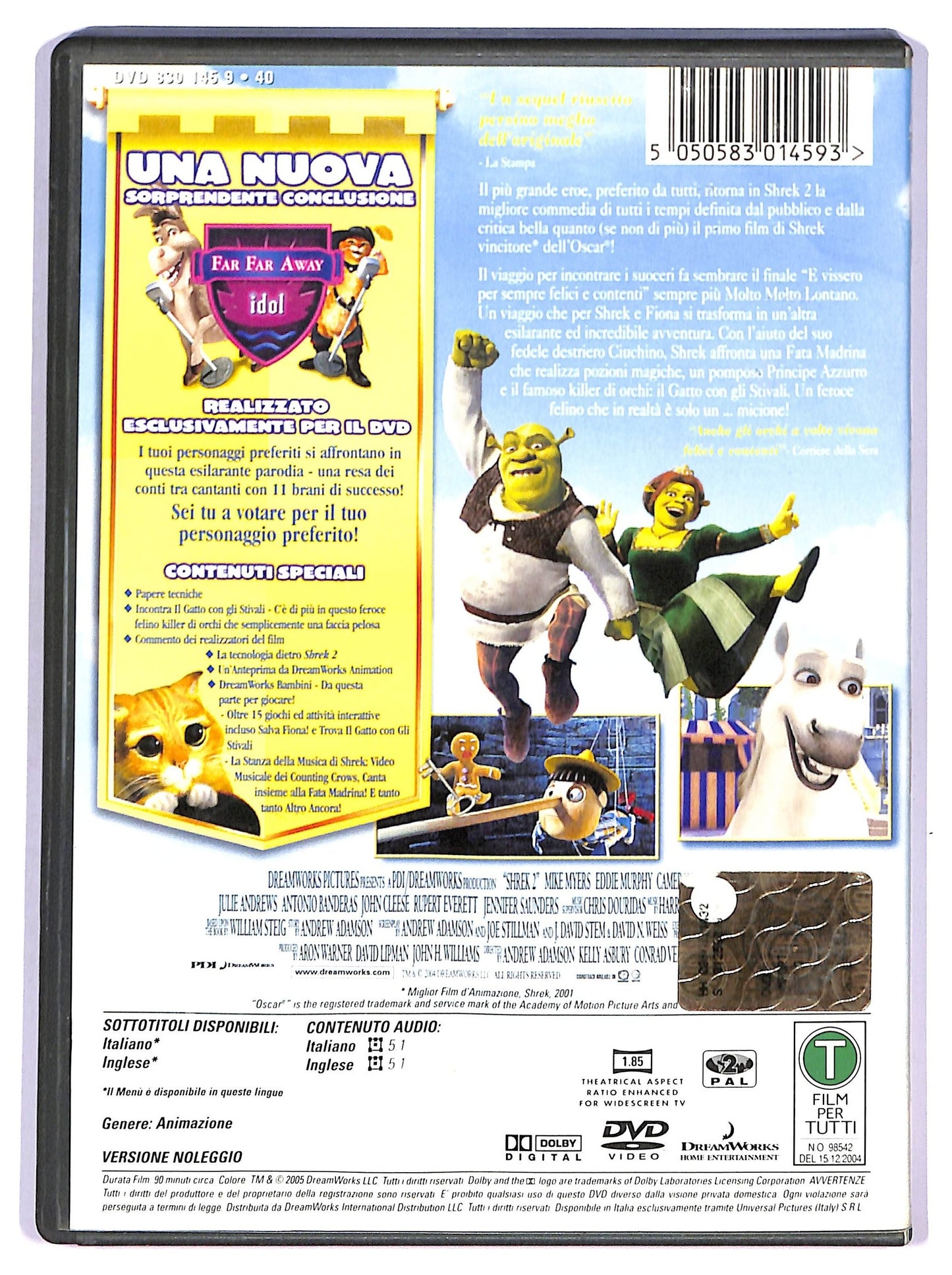 EBOND Shrek 2 NOLEGGIO DVD D787554