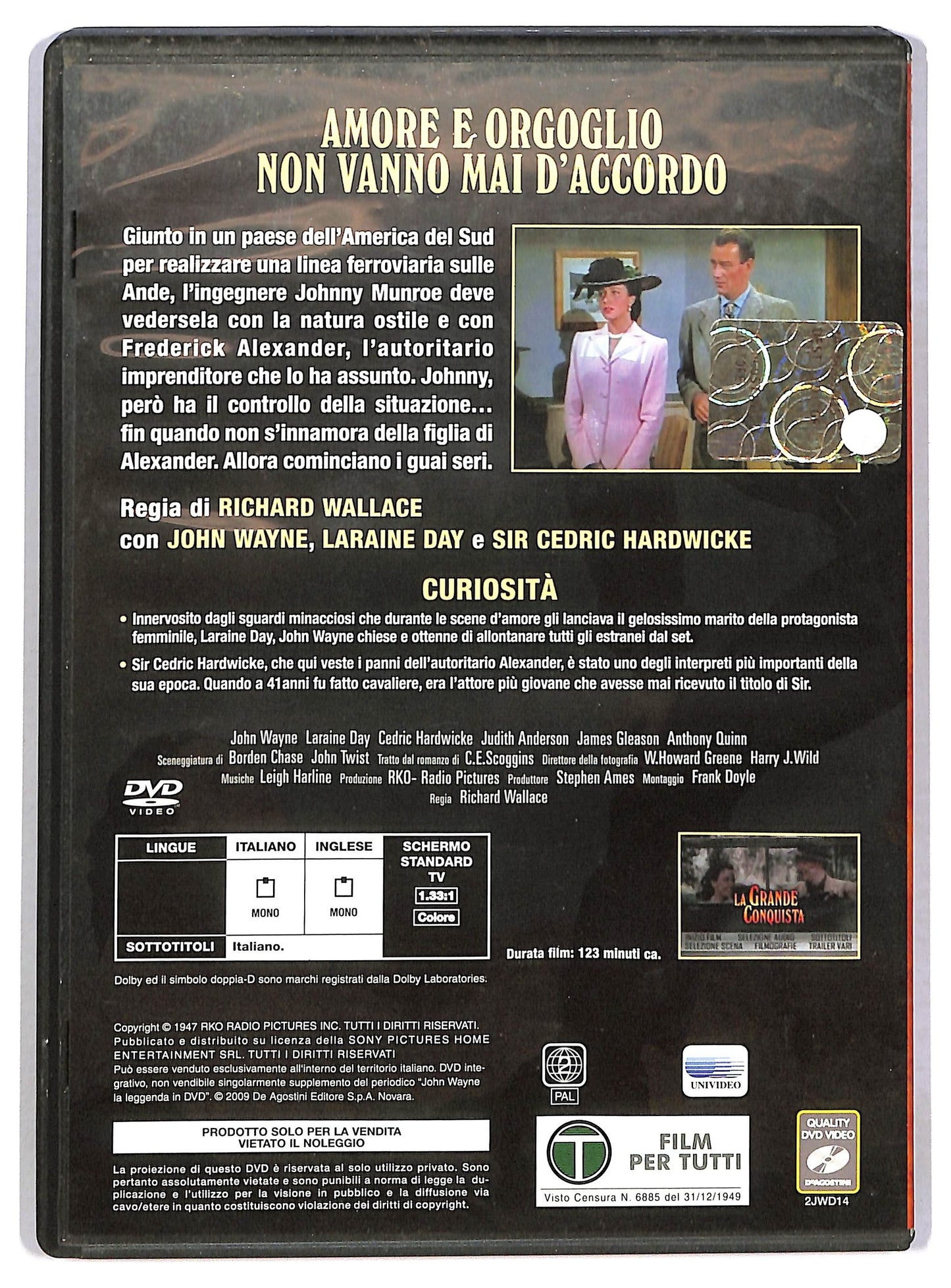EBOND La grande conquista EDITORIALE DVD D787609