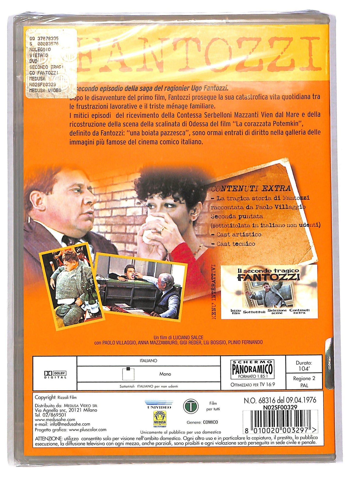 EBOND Il secondo tragico Fantozzi DVD D787704