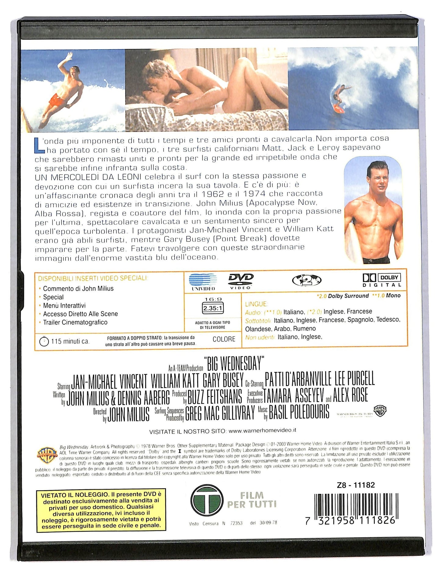 EBOND Un mercoledi da leoni SNAPPER DVD D787744