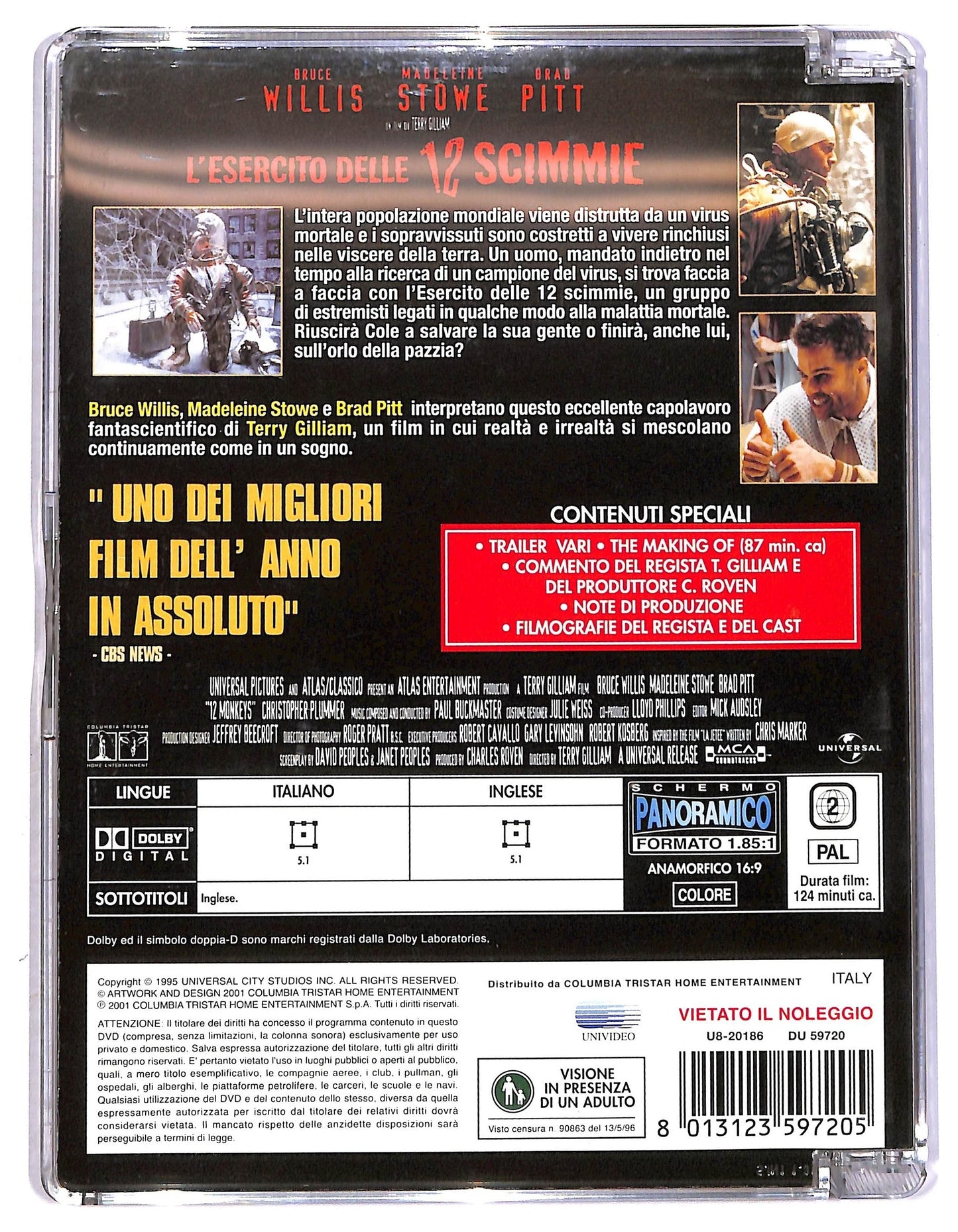 EBOND L'esercito delle 12 scimmie SJB DVD D787841