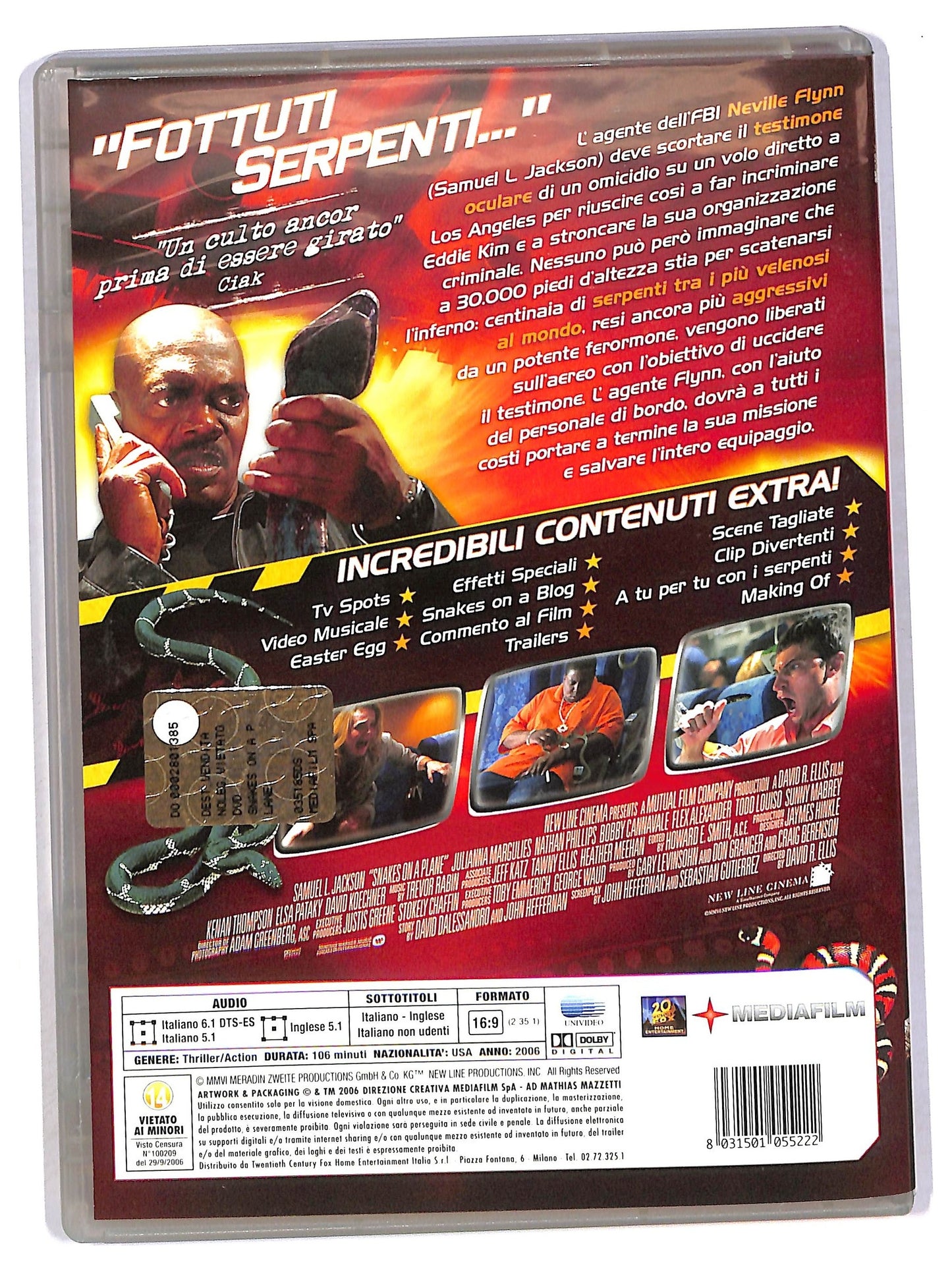 EBOND Snakes on a Plane EDIZIONE SPECIALE DVD D787851