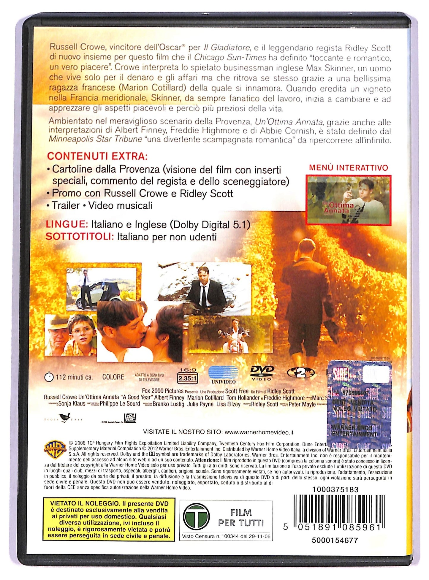EBOND Un'ottima annata - A Good Year DVD D787923