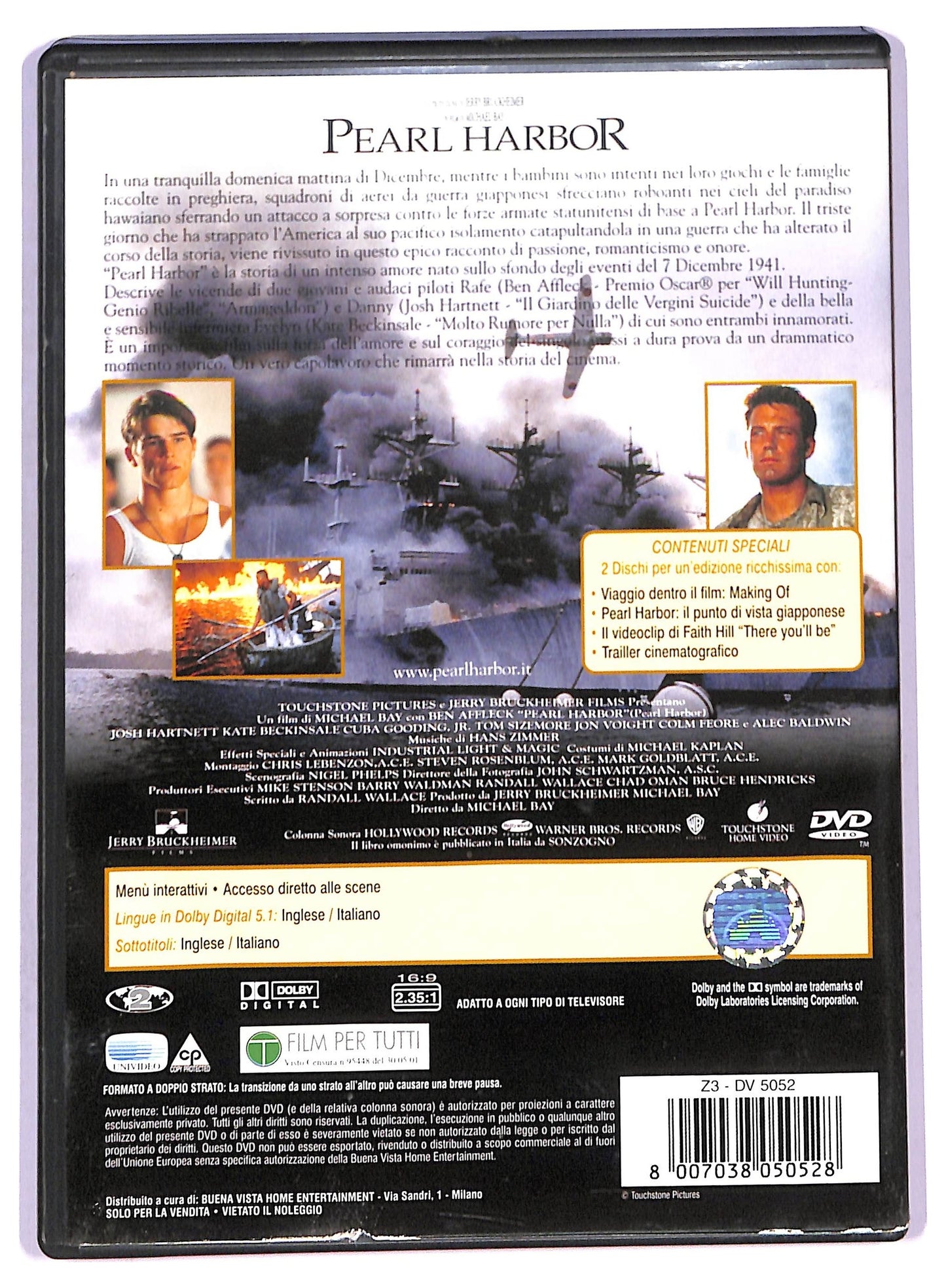 EBOND Pearl Harbor DVD Special Edition 2 DVD D787937