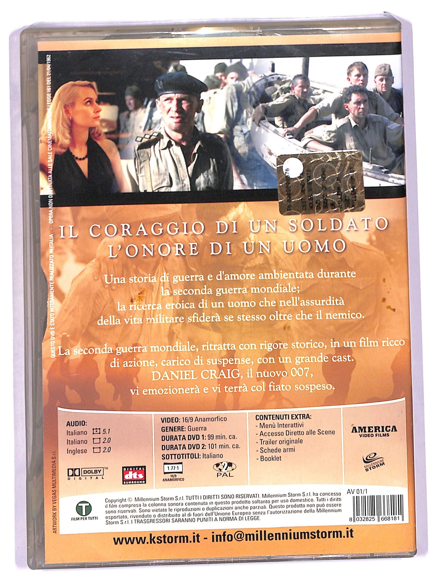EBOND sword of honour - 2 dvd + libro DVD D787957