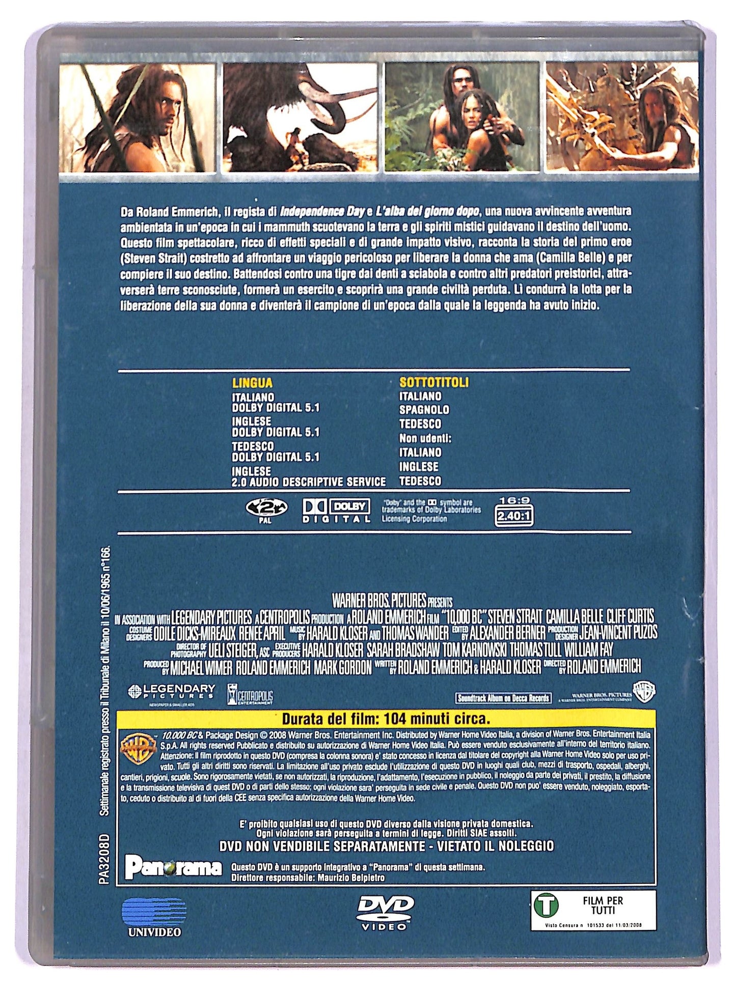 EBOND 10.000 AC EDITORIALE DVD D788016