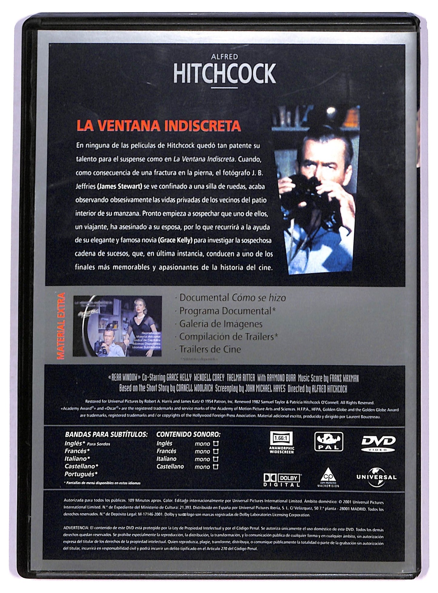 EBOND La ventana indiscreta DVD EDITORIALE D788209