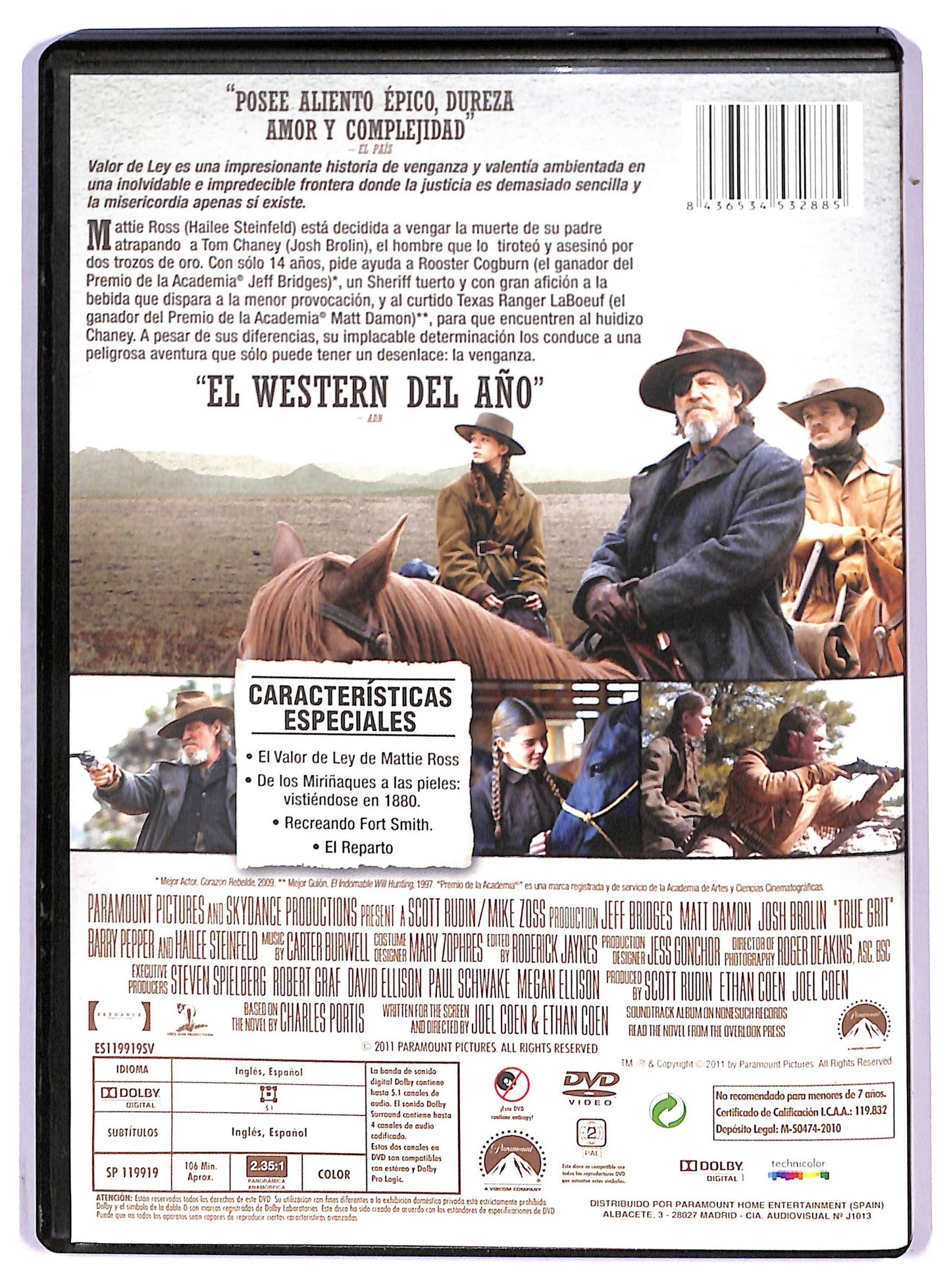 EBOND Valor de ley - no ita DVD D788232