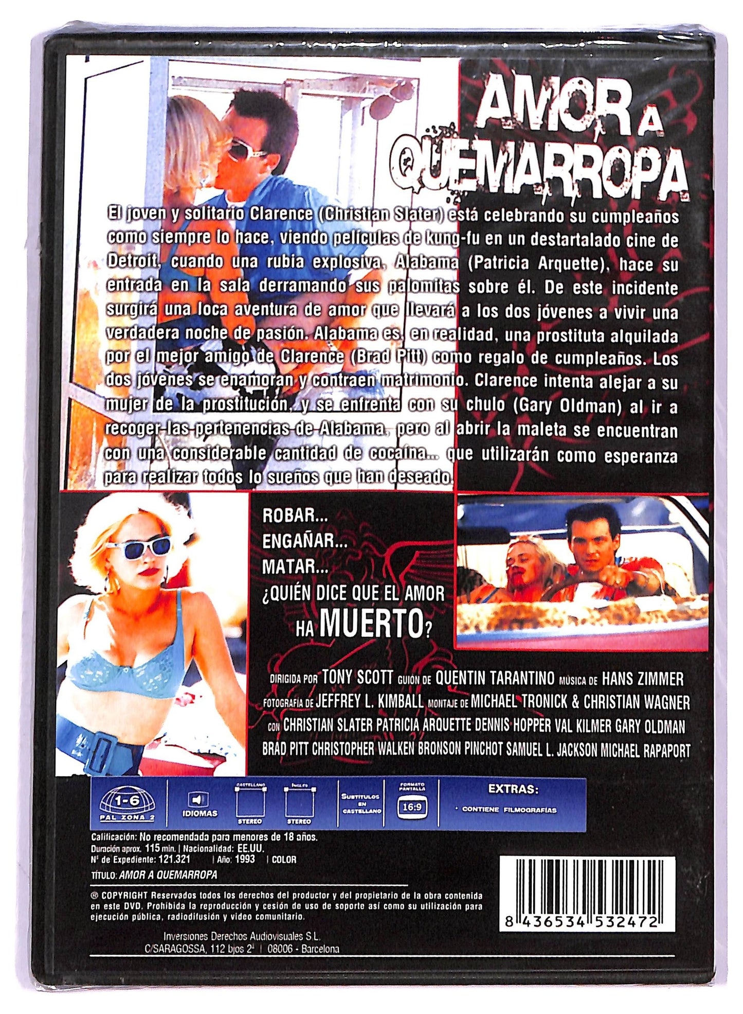 EBOND Amor a quemarropa - no ita DVD D788235