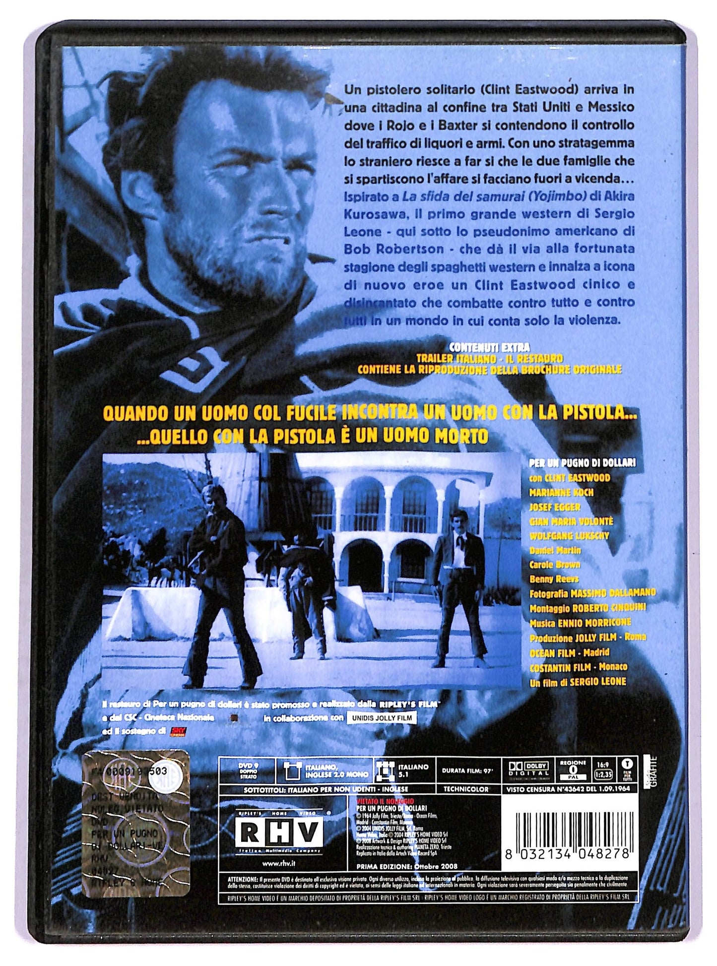 EBOND Per Un Pugno Di Dollari (versione Restaurata) Clint Eastwood DVD D788244