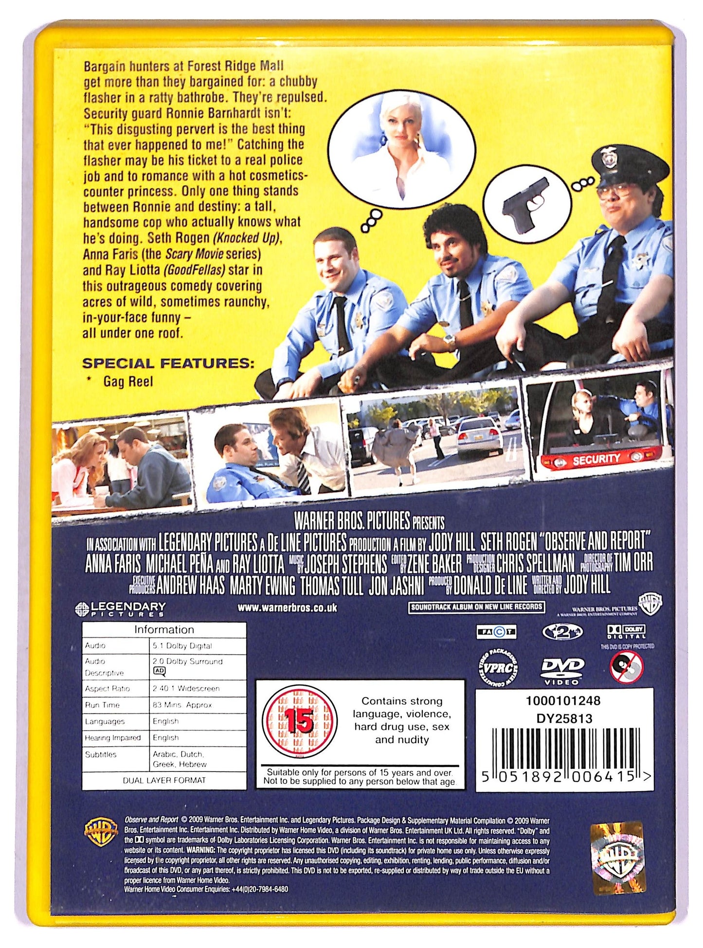 EBOND Observe and Report edizione UK DVD D788255
