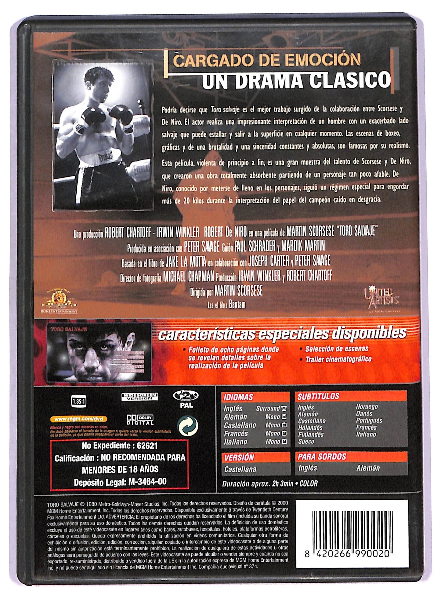 EBOND Toro Salvaje - NO ITA DVD D788261