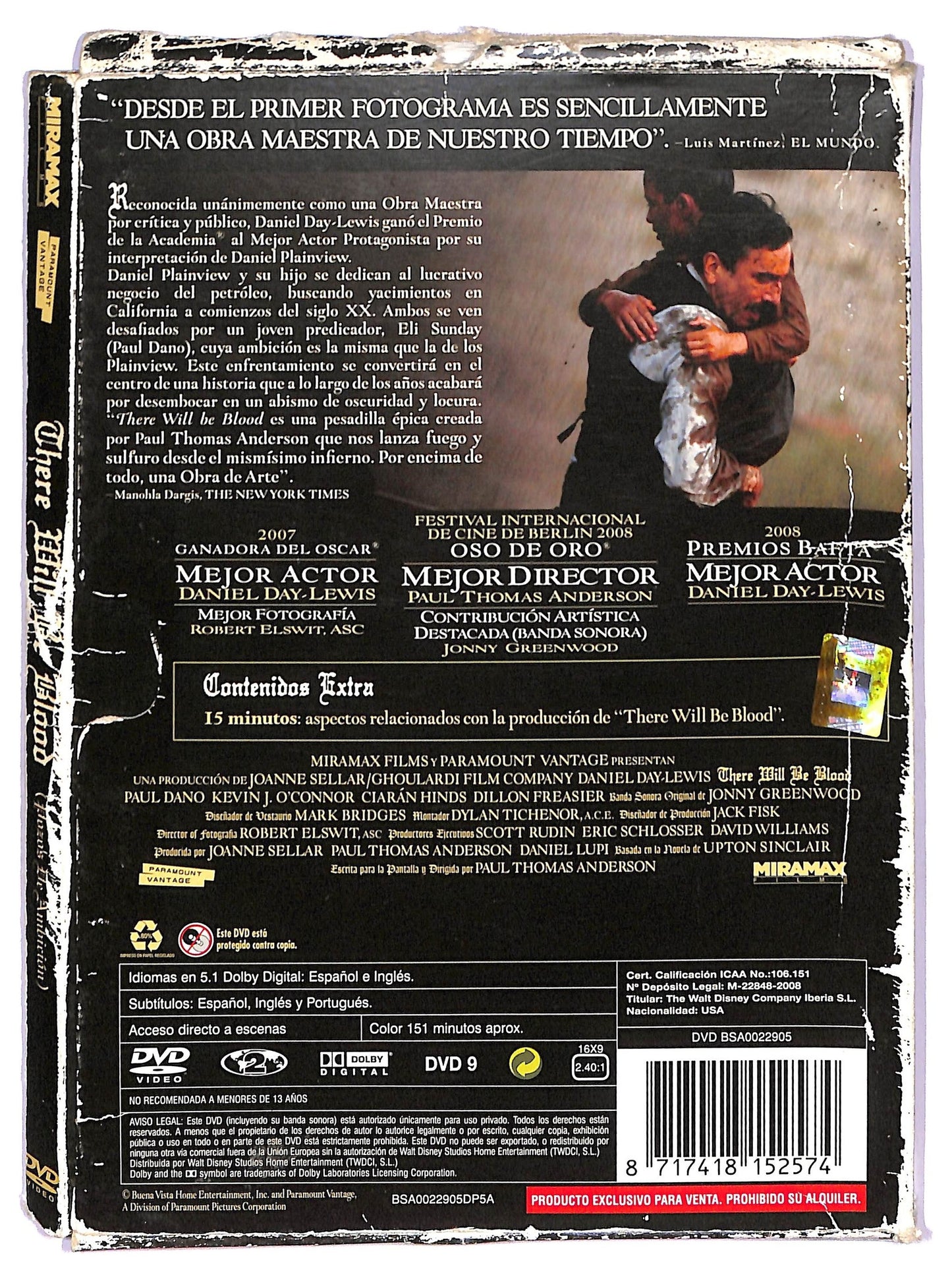 EBOND Pozos De Ambicion EDIZIONE SPAGNA DVD D788322