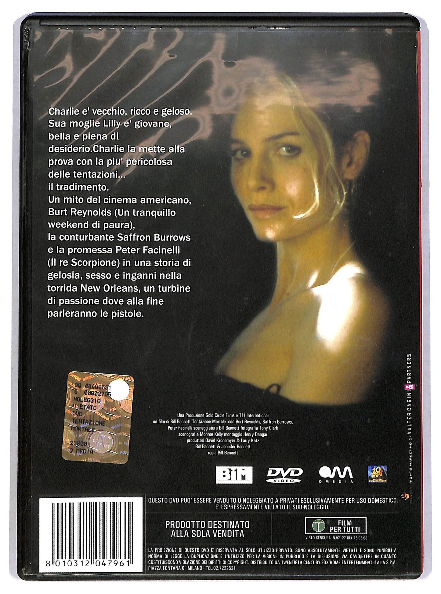 EBOND Tentazione mortale DVD D788535